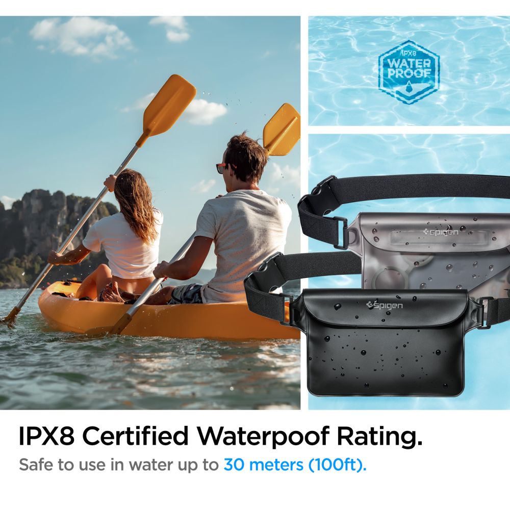 A620 Universal Aqua Shield WaterProof Waist Bag Nero