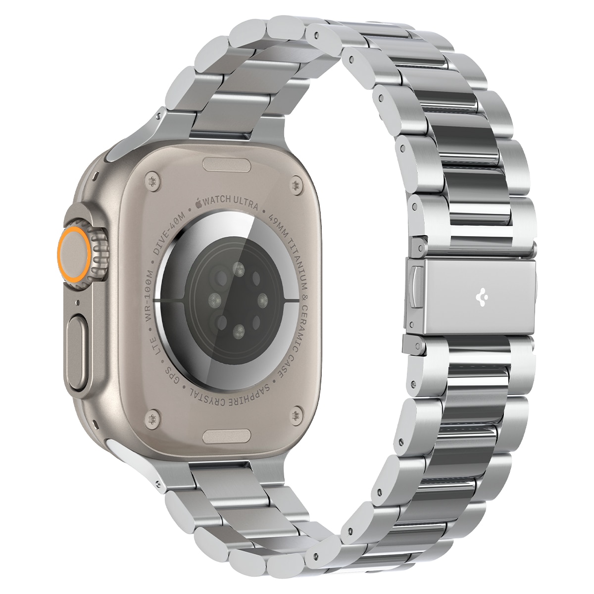 Cinturino Modern Fit 316L Apple Watch 45mm Series 8 D'argento