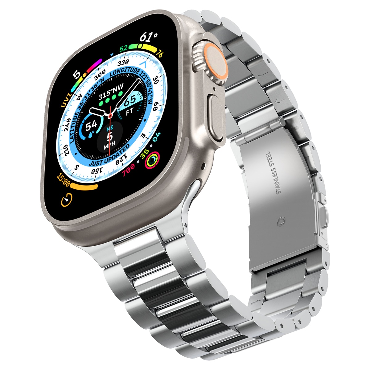 Cinturino Modern Fit 316L Apple Watch 42mm D'argento