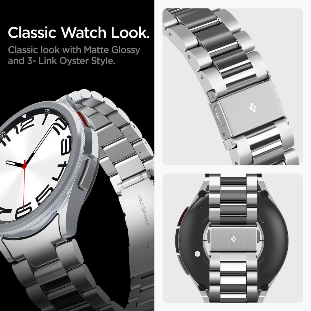 Cinturino Modern Full-Fit Galaxy Watch 6 Classic 47mm Silver