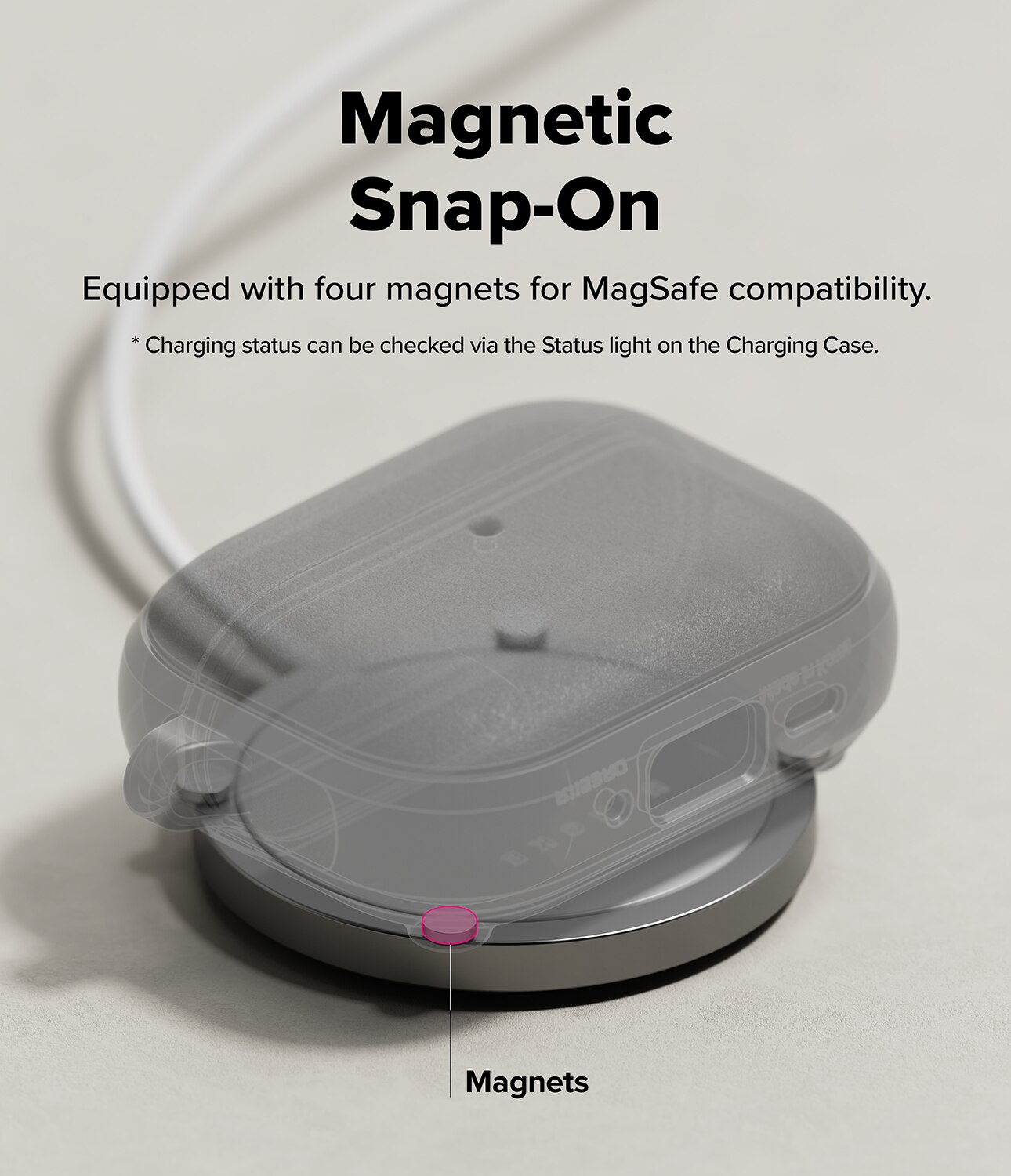 Cover Onyx Magnetic Apple AirPods Pro 3 Nero