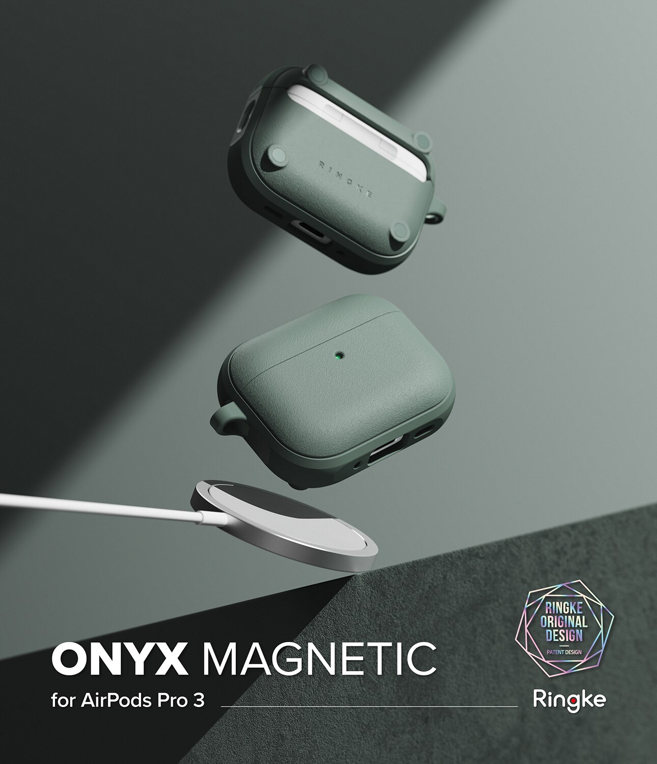 Cover Onyx Magnetic Apple AirPods Pro 3 Sage Green
