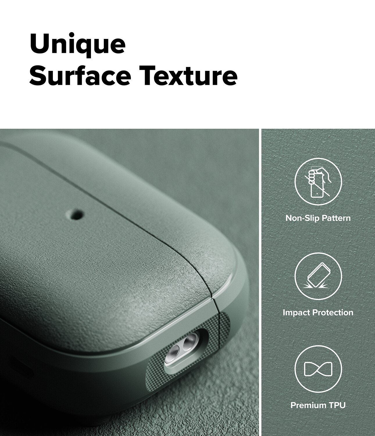 Cover Onyx Magnetic Apple AirPods Pro 3 Sage Green