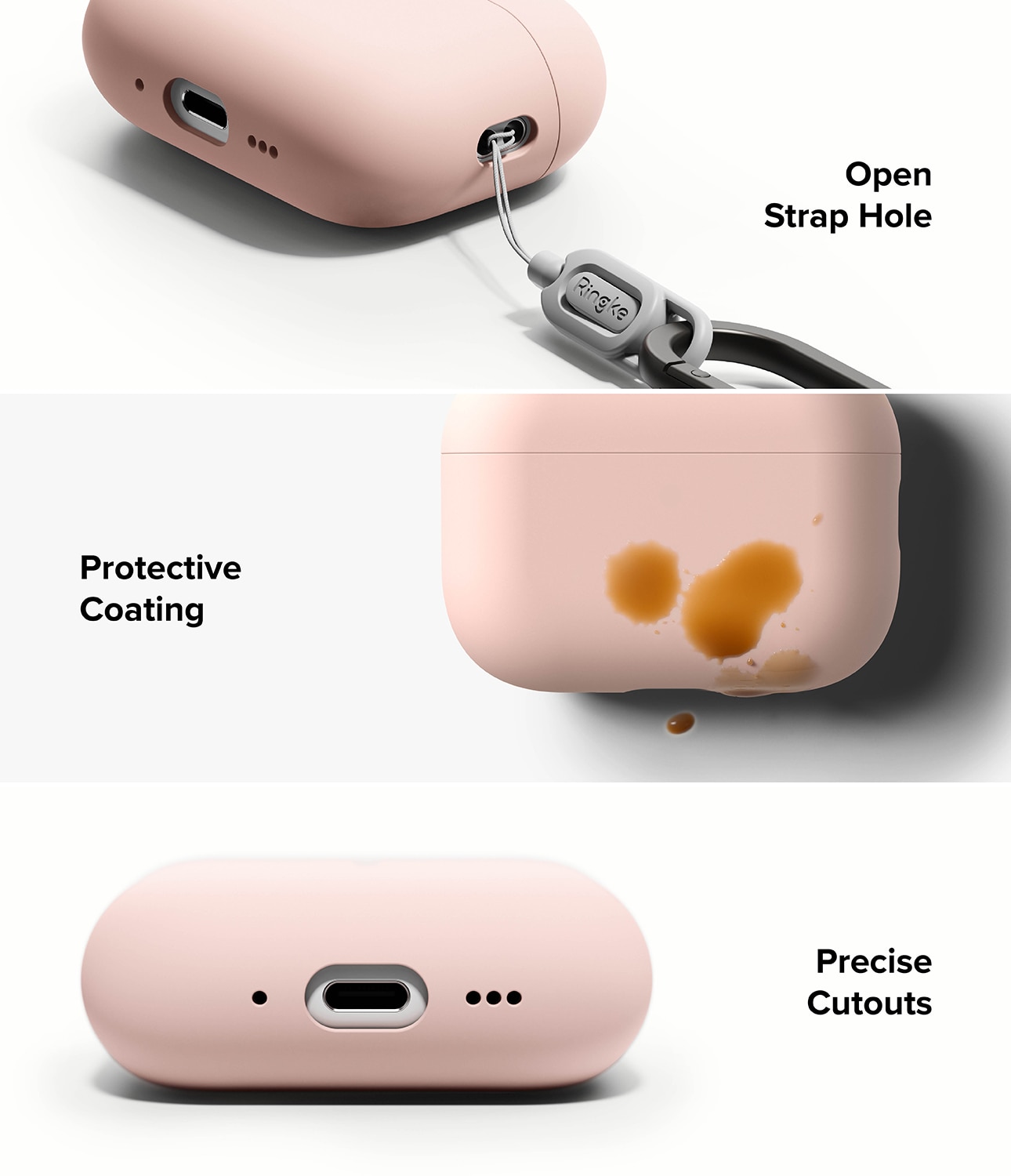 Silicone Cover Apple AirPods Pro 3 Pink