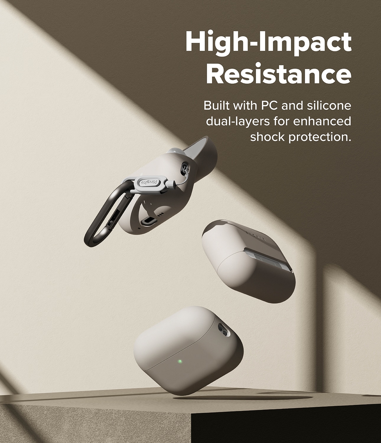 Silicone Cover Apple AirPods Pro 3 Stone