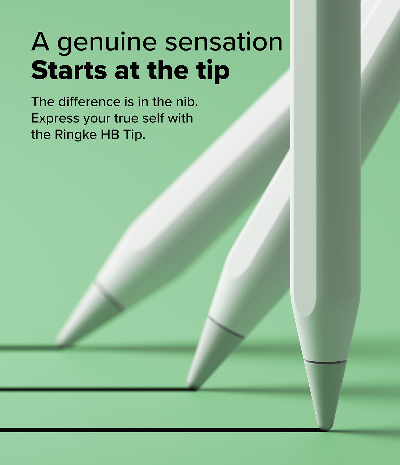 HB Tip Apple Pencil (3 pezzi), bianco