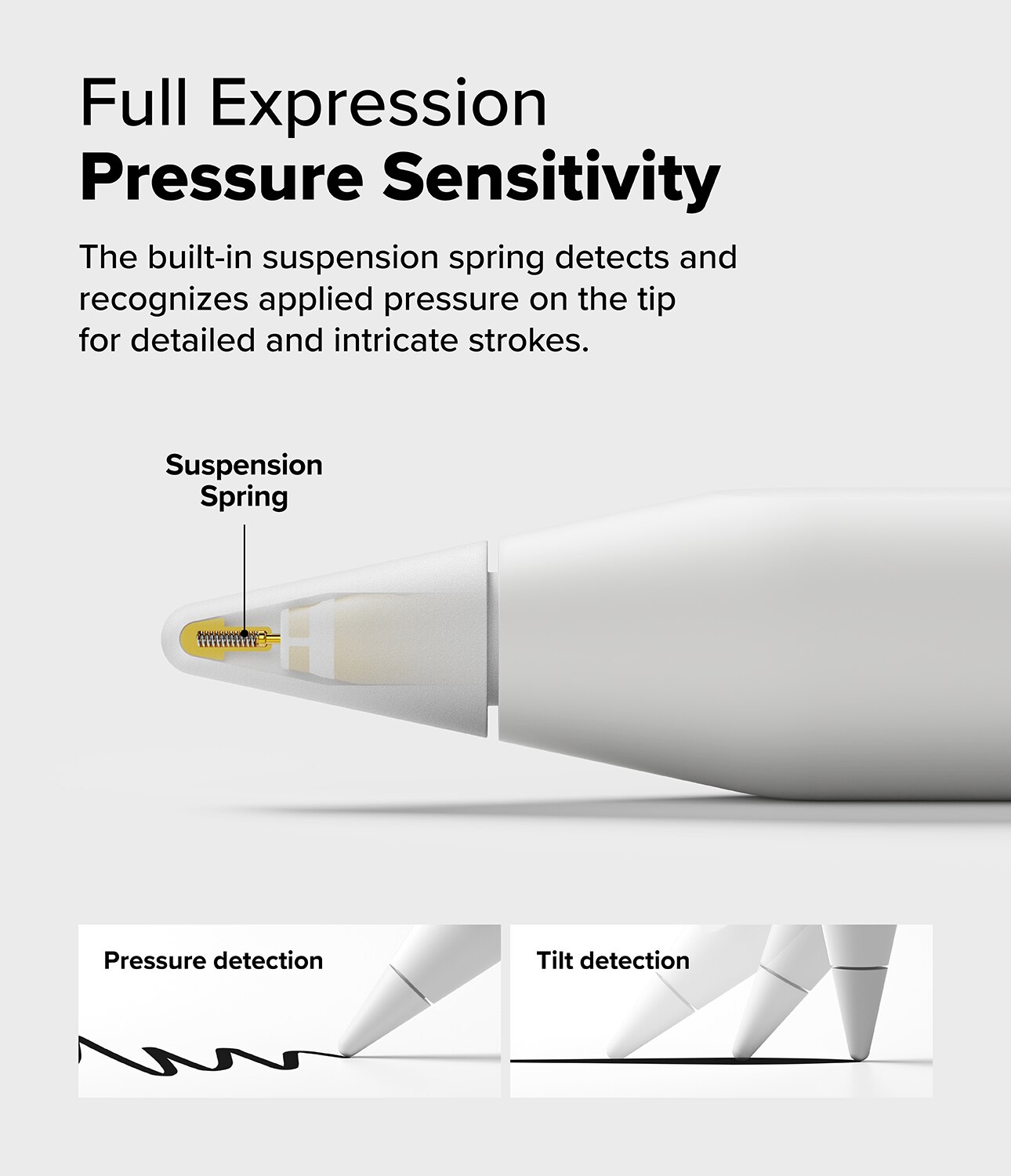 HB Tip Apple Pencil (3 pezzi), bianco