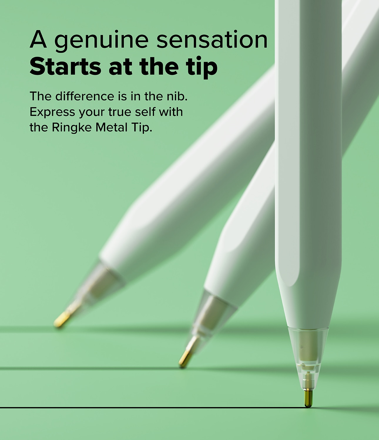 Metal Tip Apple Pencil (3 pezzi), bianco