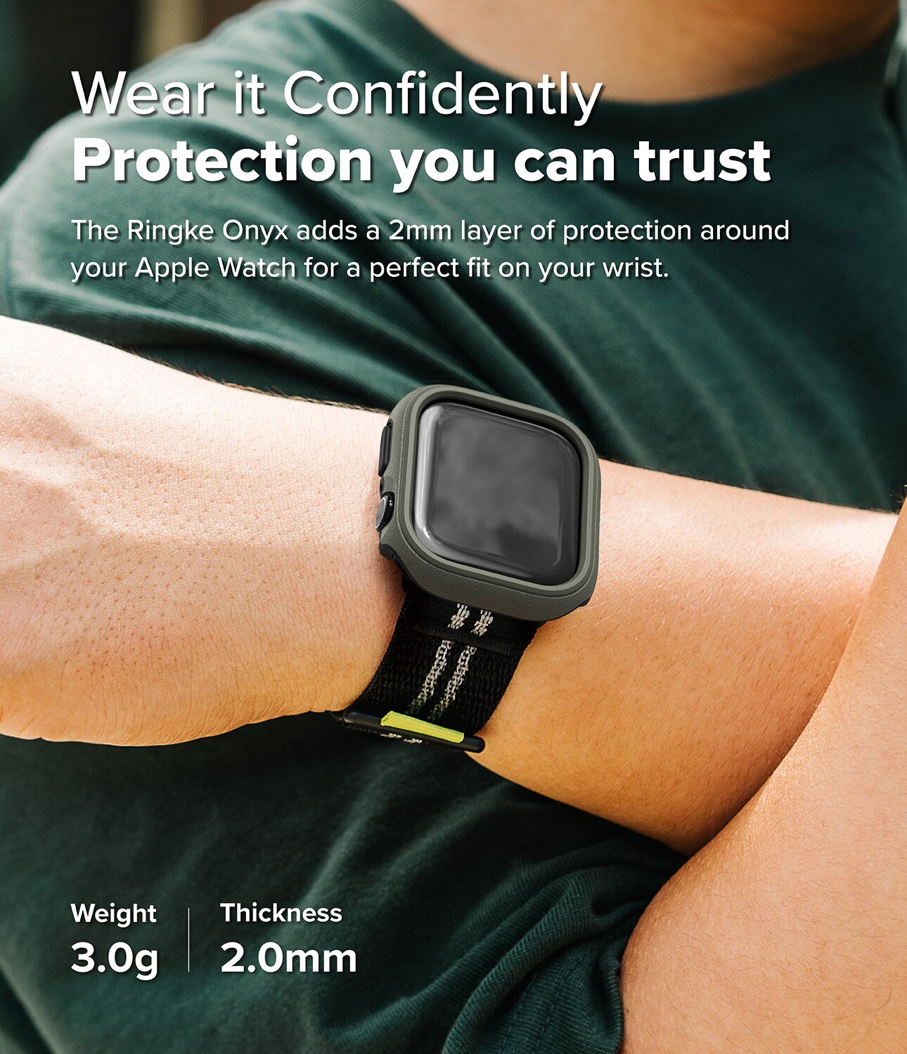 Cover Onyx Apple Watch Series 10 46mm Dark Green
