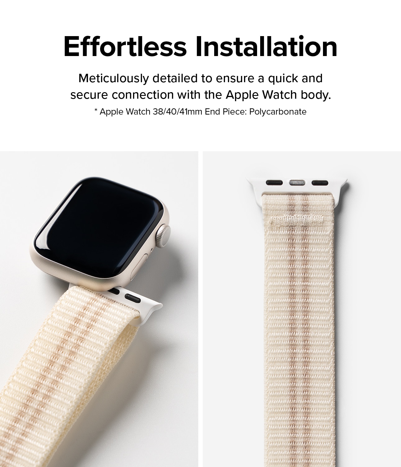 Sports Air Loop Band Apple Watch 40mm Cream