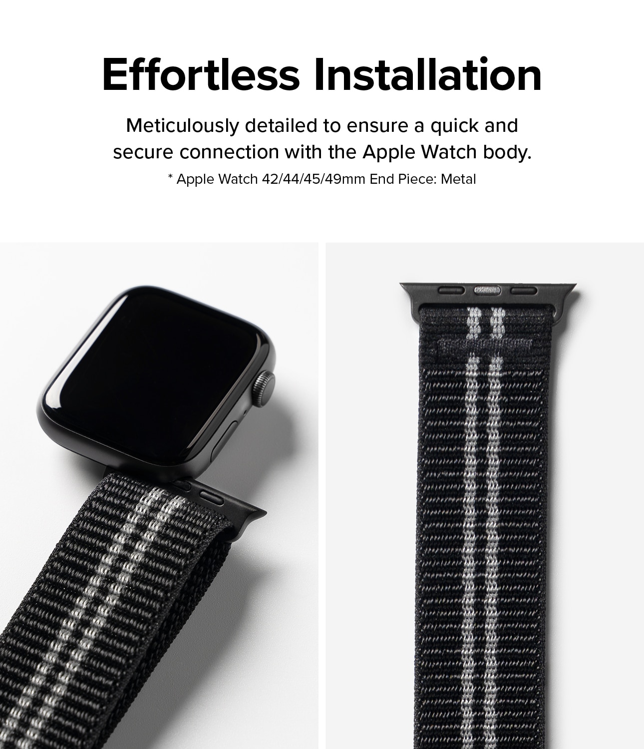 Sports Air Loop Band Apple Watch 42mm Black