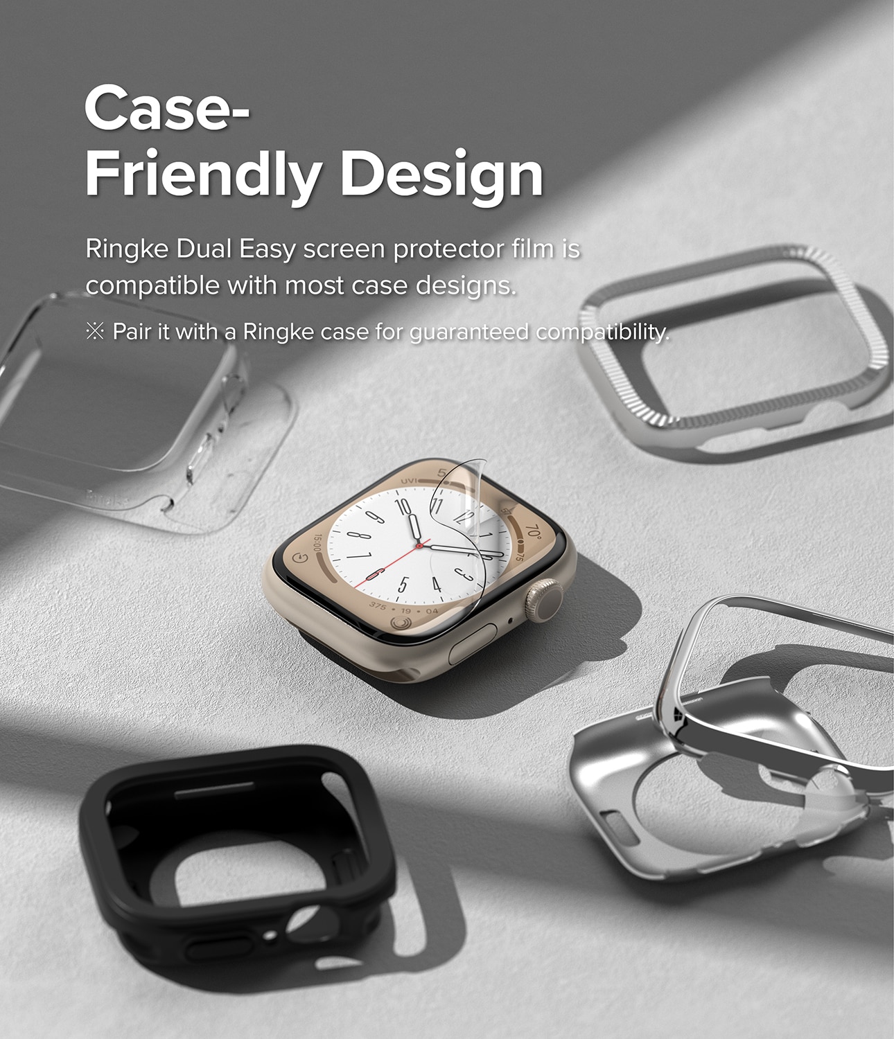 Dual Easy Screen Protector (3 pezzi) Apple Watch 41mm Series 9