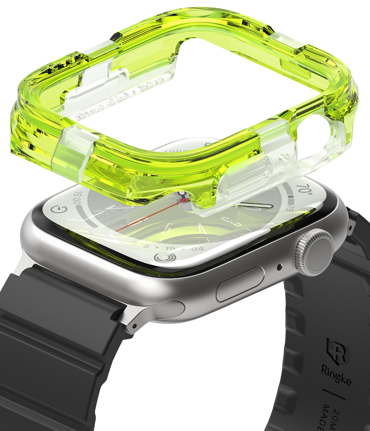 Cover Fusion Bumper Apple Watch 45 mm Neon Green