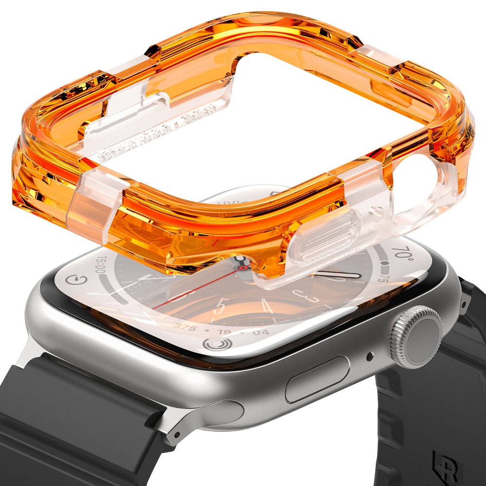 Cover Fusion Bumper Apple Watch 45mm Series 8 Neon Orange