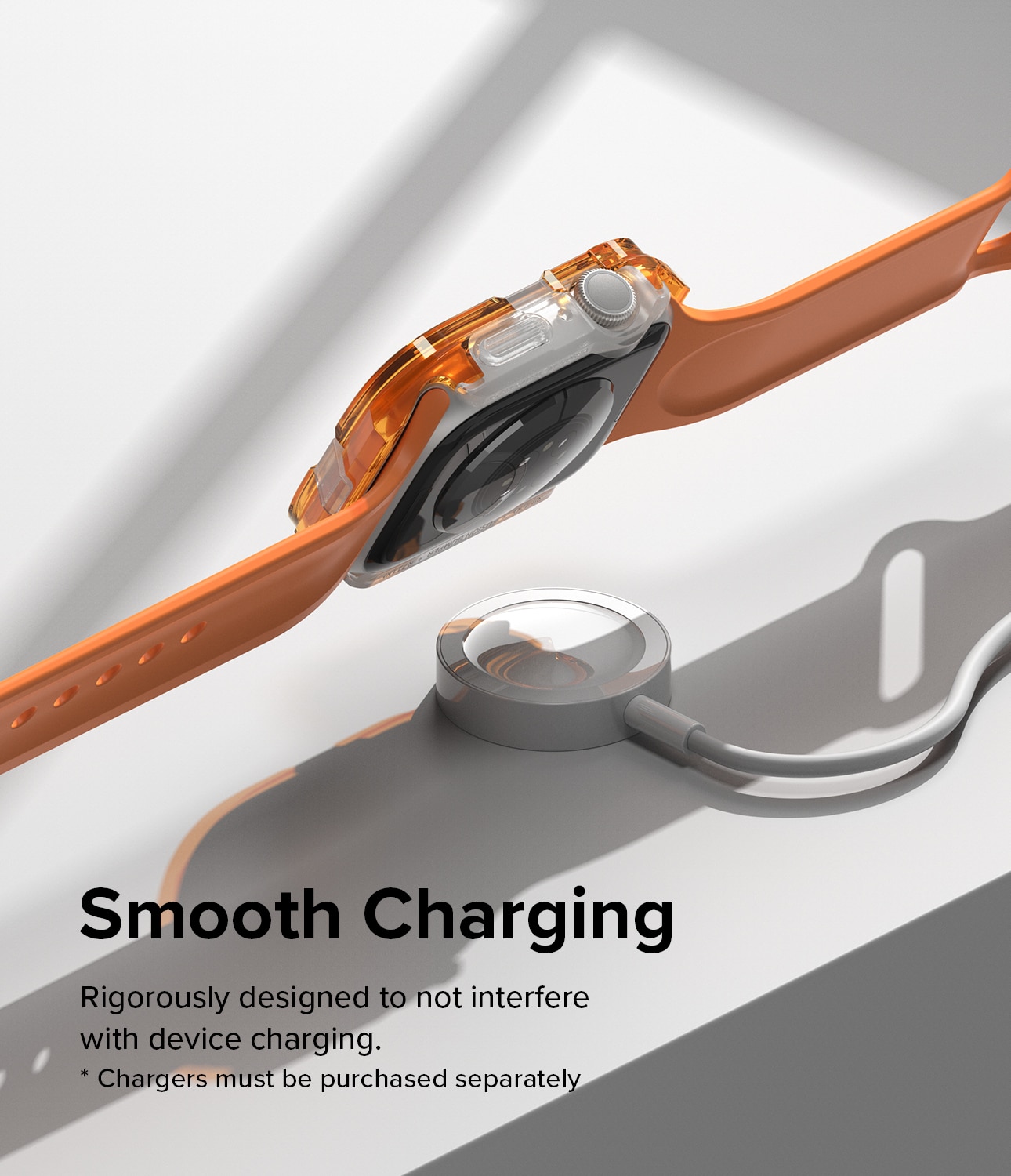 Cover Fusion Bumper Apple Watch SE 44mm Neon Orange