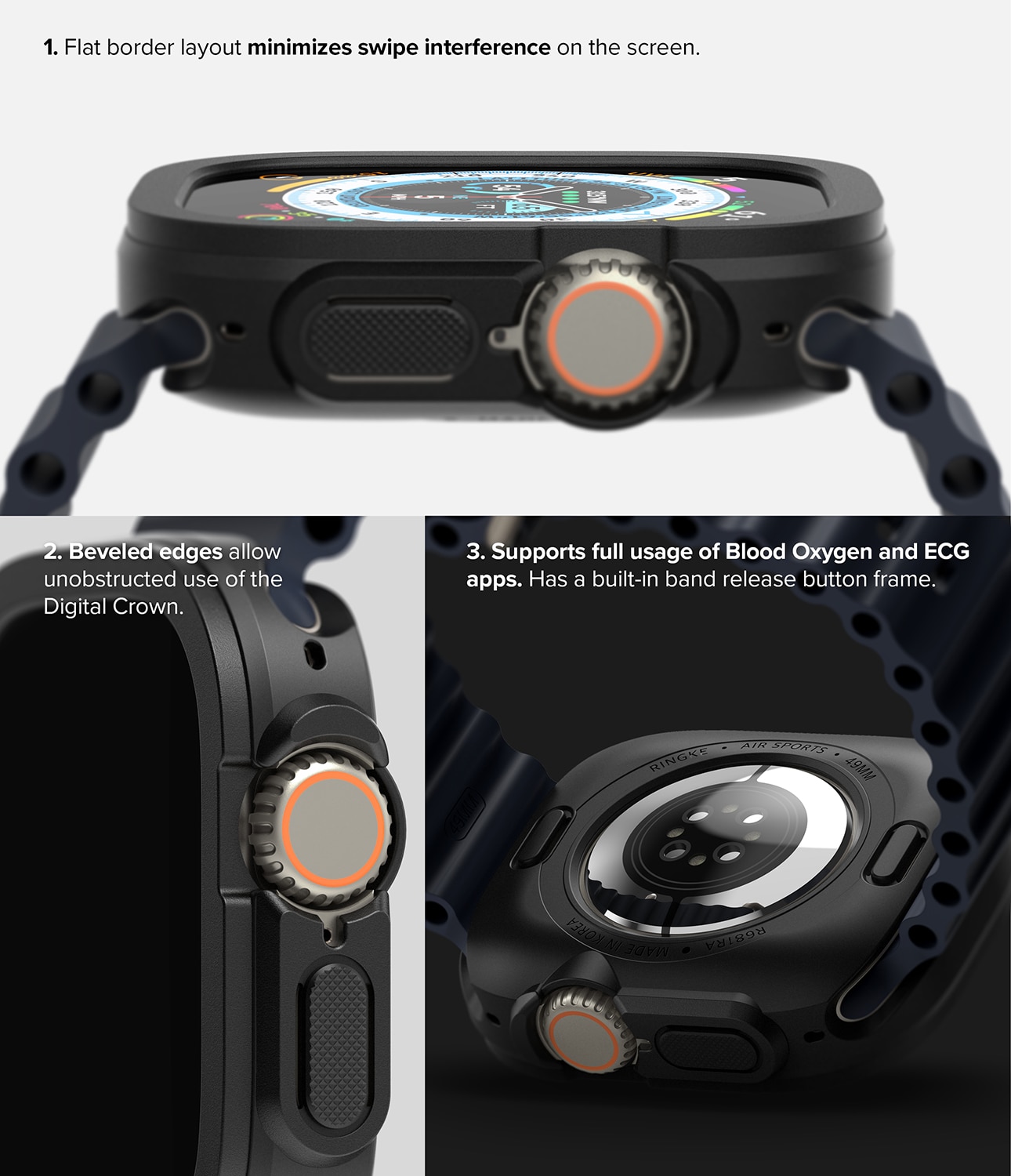 Cover Air Sports Apple Watch Ultra 2 49mm Black