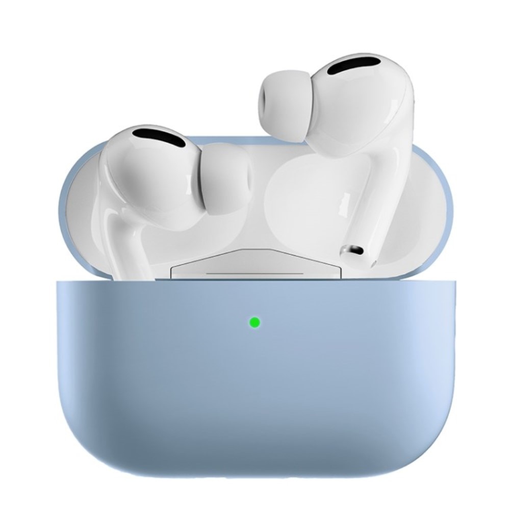 Cover in silicone AirPods Pro 2 Azzurro