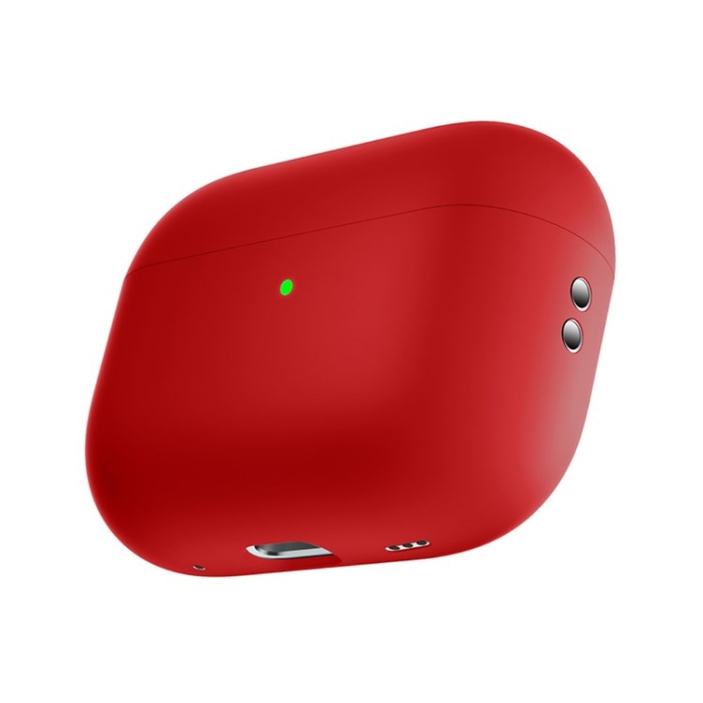 Cover in silicone AirPods Pro 2 Rosso