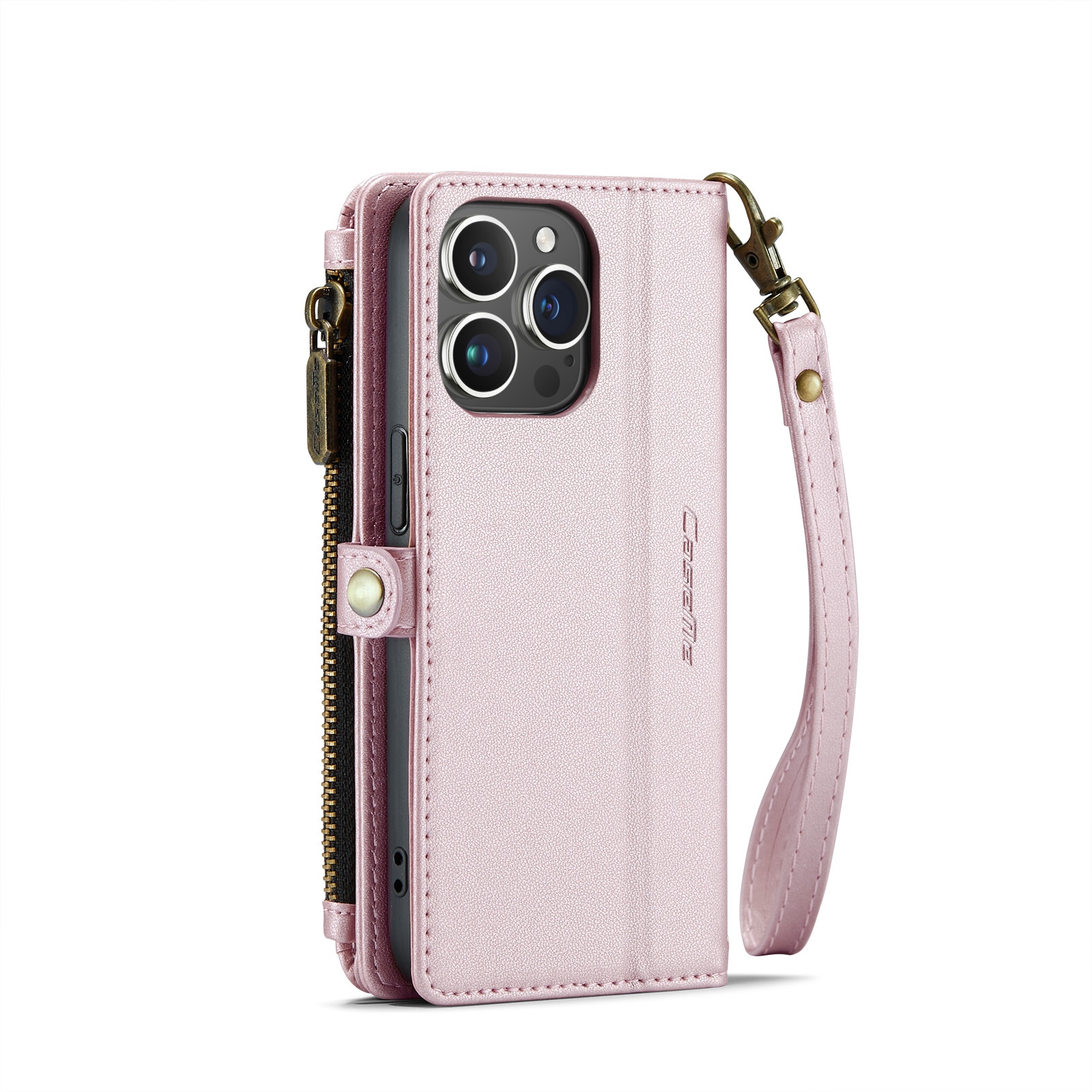 Custodia portafoglio iPhone 13 Pro rosa