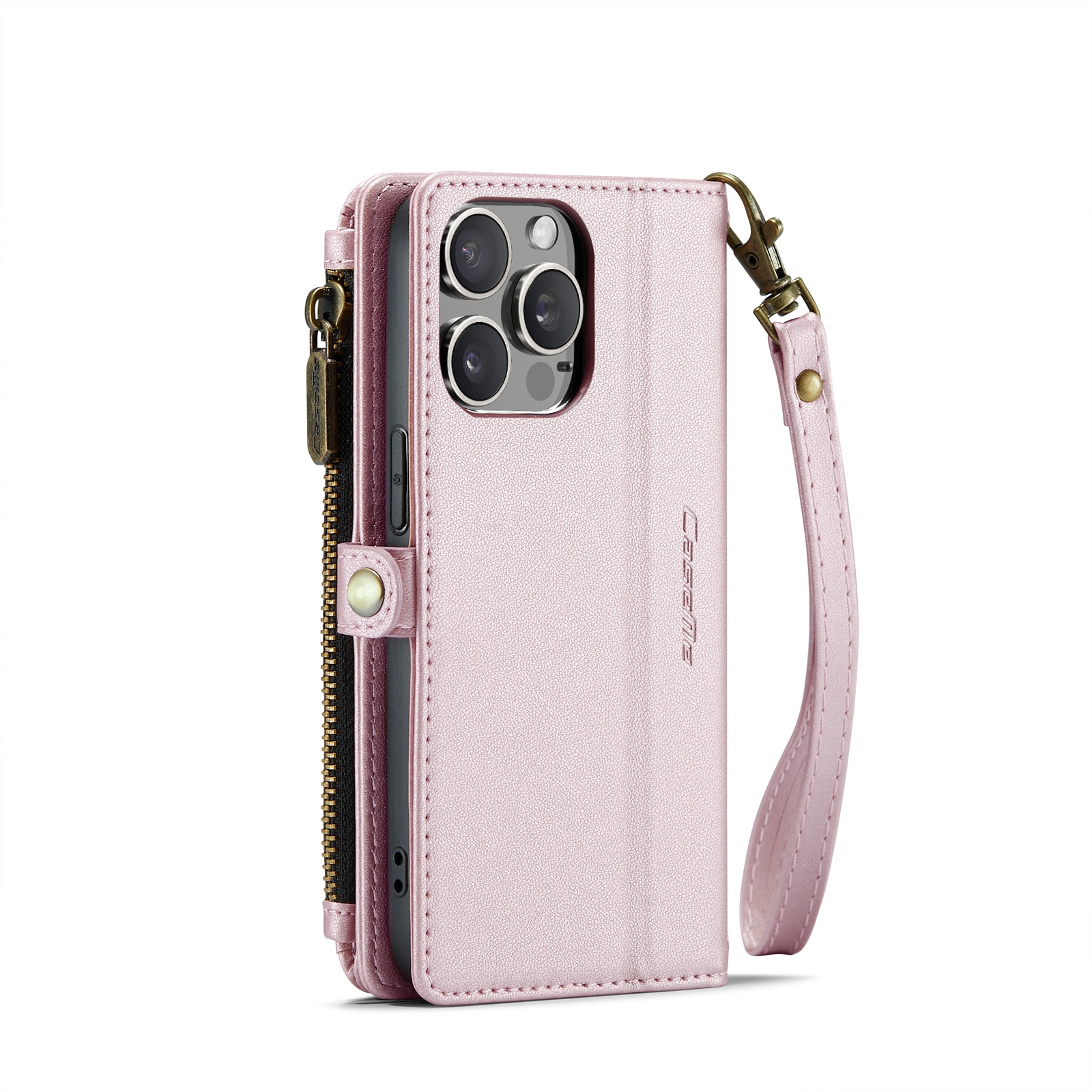 Custodia portafoglio iPhone 15 Pro rosa