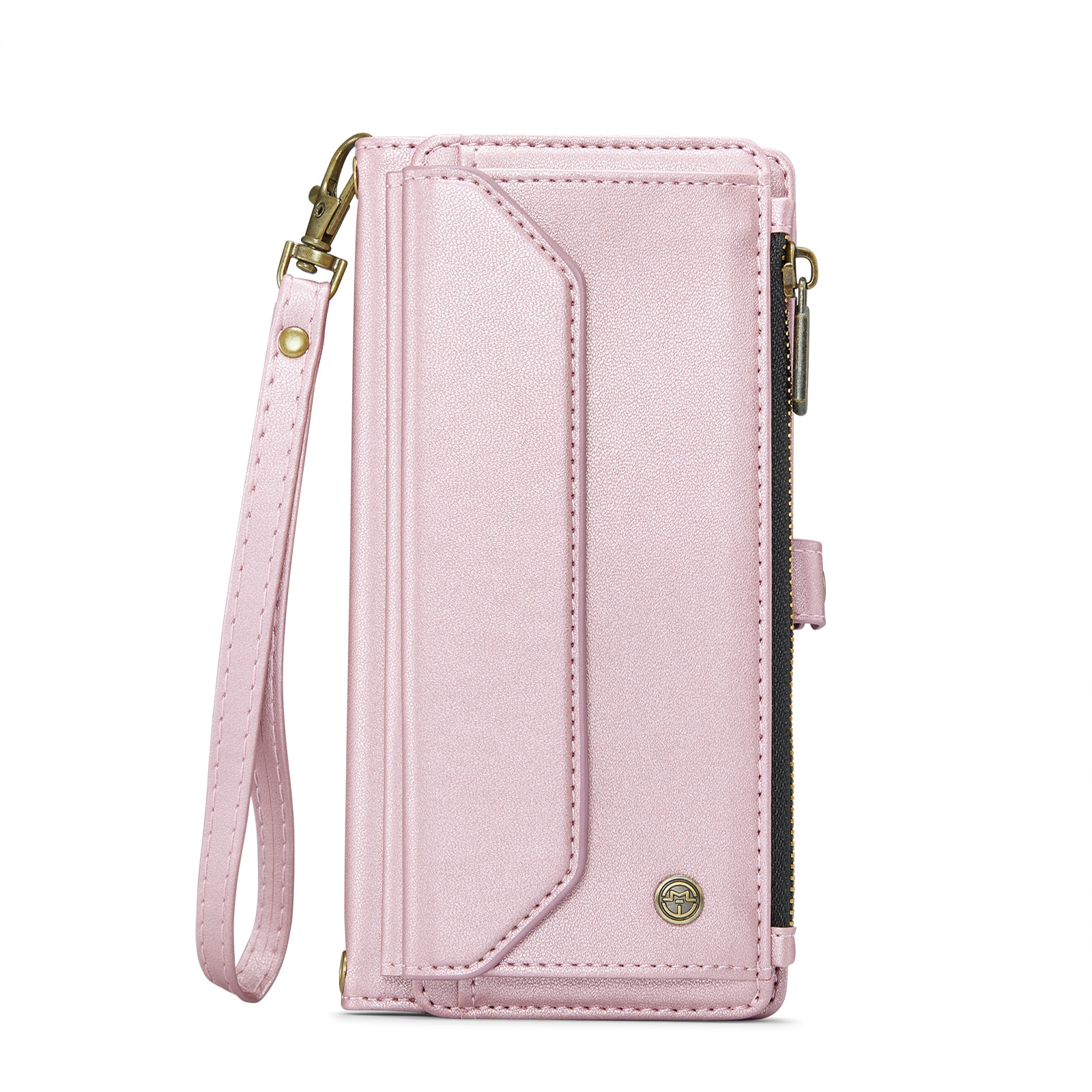 Custodia portafoglio iPhone 15 Pro rosa