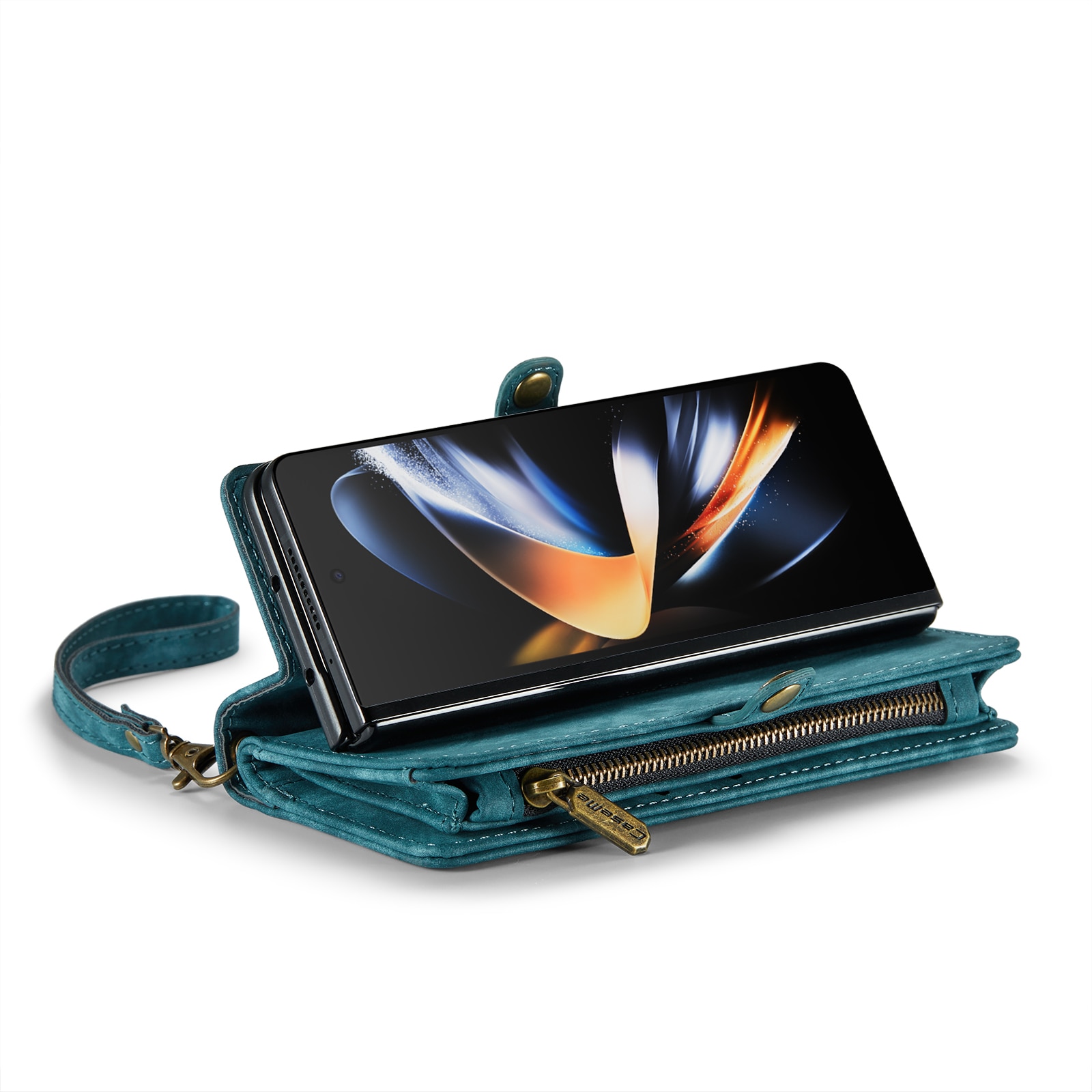 Cover portafoglio Multi-Slot Samsung Galaxy Z Fold 5 blu
