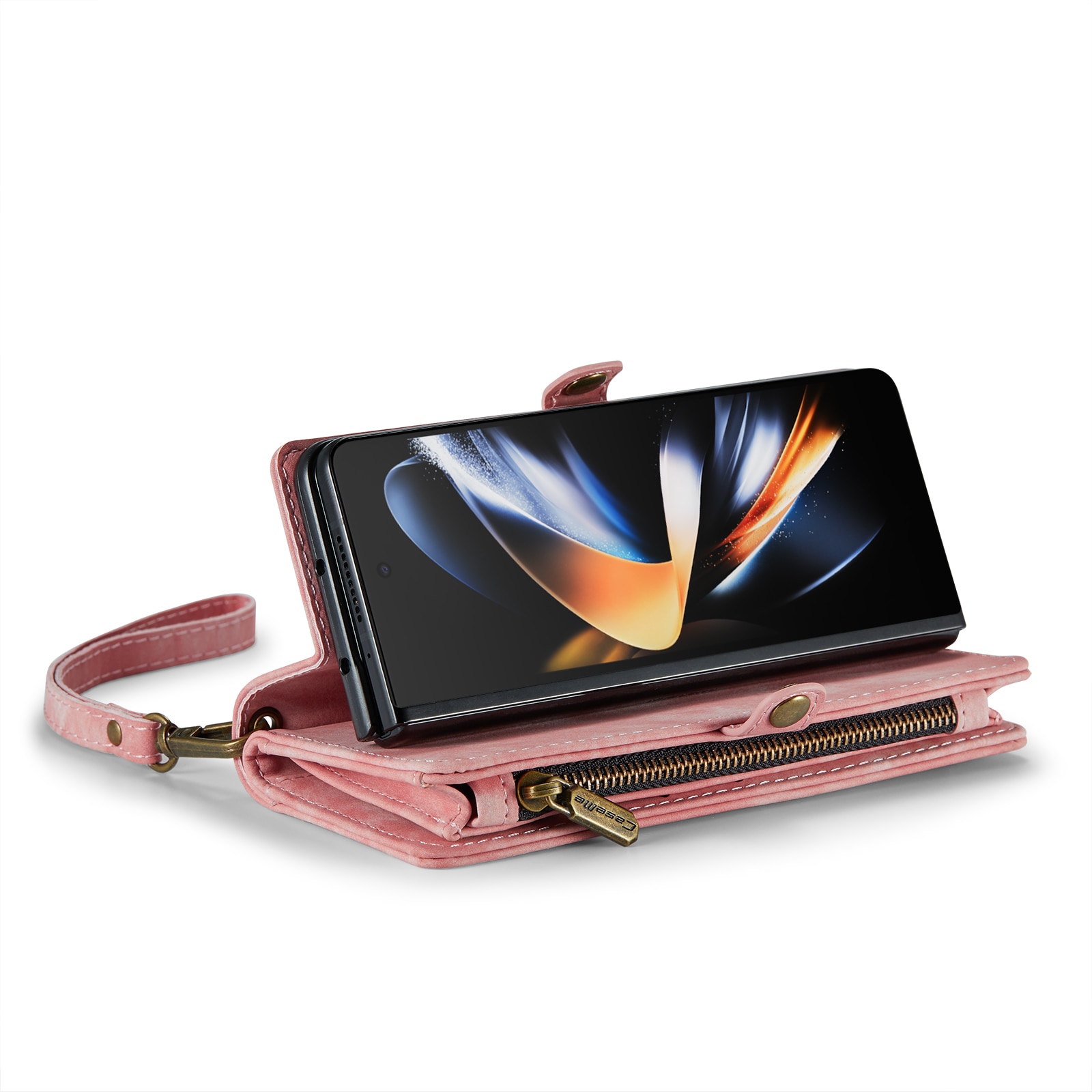 Cover portafoglio Multi-Slot Samsung Galaxy Z Fold 4 Rosa