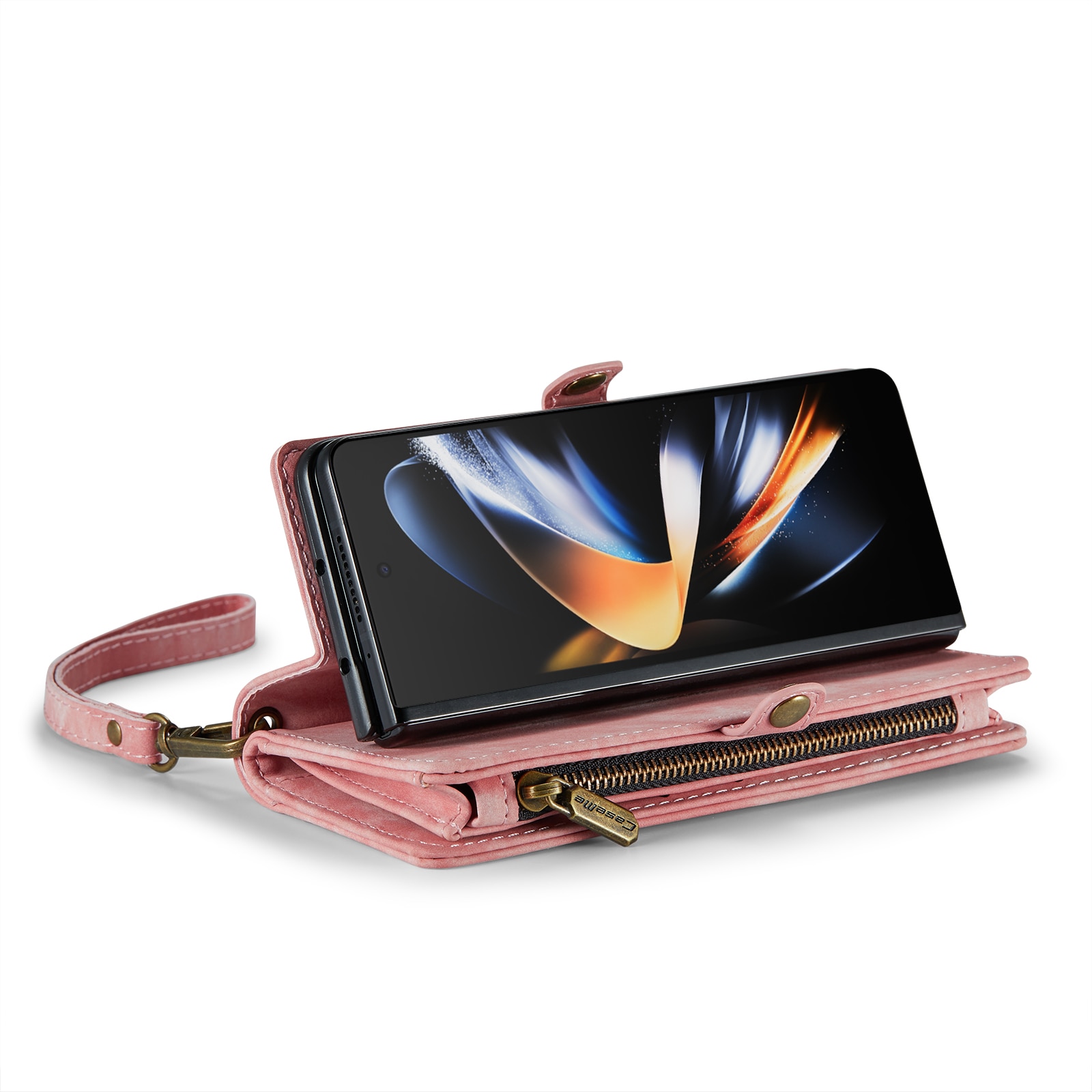 Cover portafoglio Multi-Slot Samsung Galaxy Z Fold 5 rosa