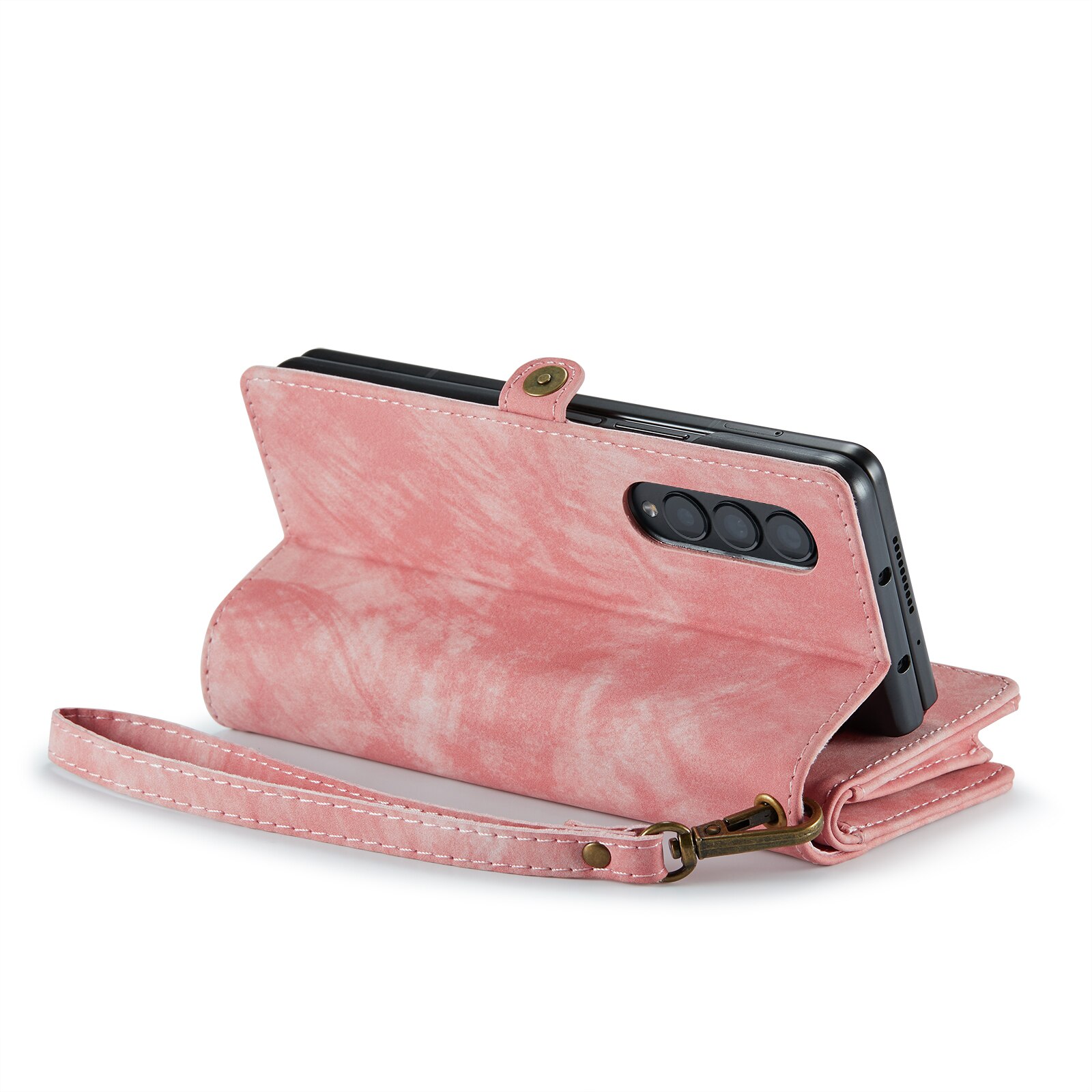 Cover portafoglio Multi-Slot Samsung Galaxy Z Fold 4 Rosa