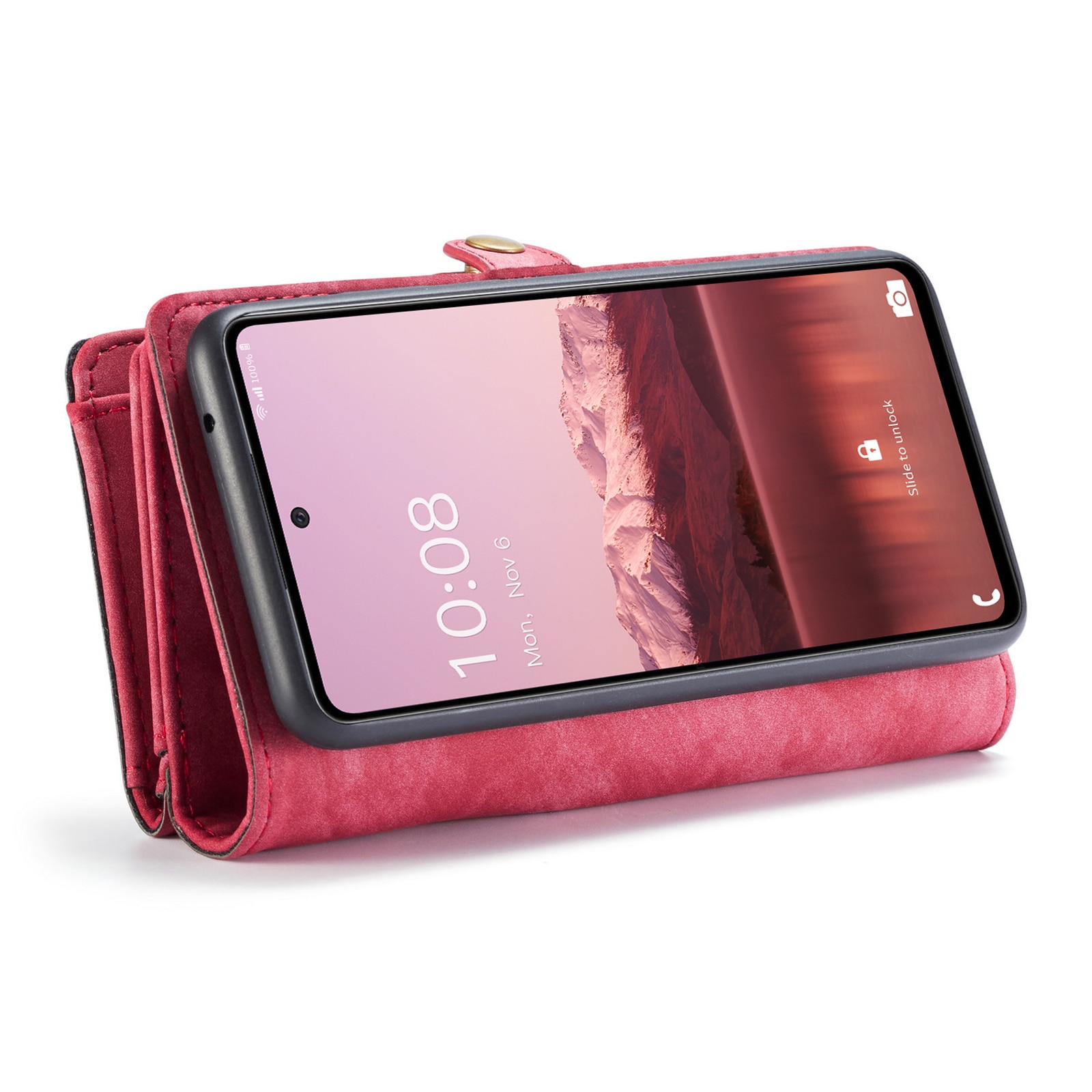 Cover portafoglio Multi-Slot Samsung Galaxy A33 Rosso