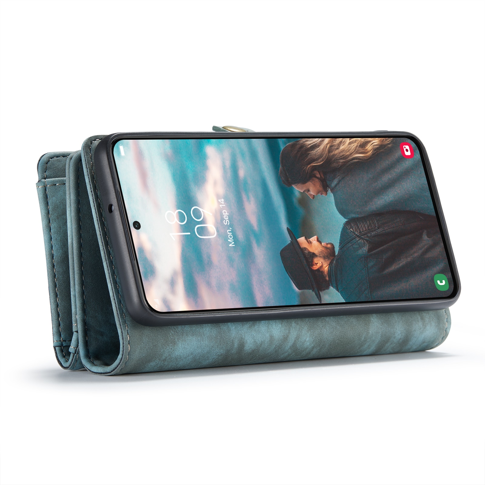 Cover portafoglio Multi-Slot Samsung Galaxy S22 Plus Blu