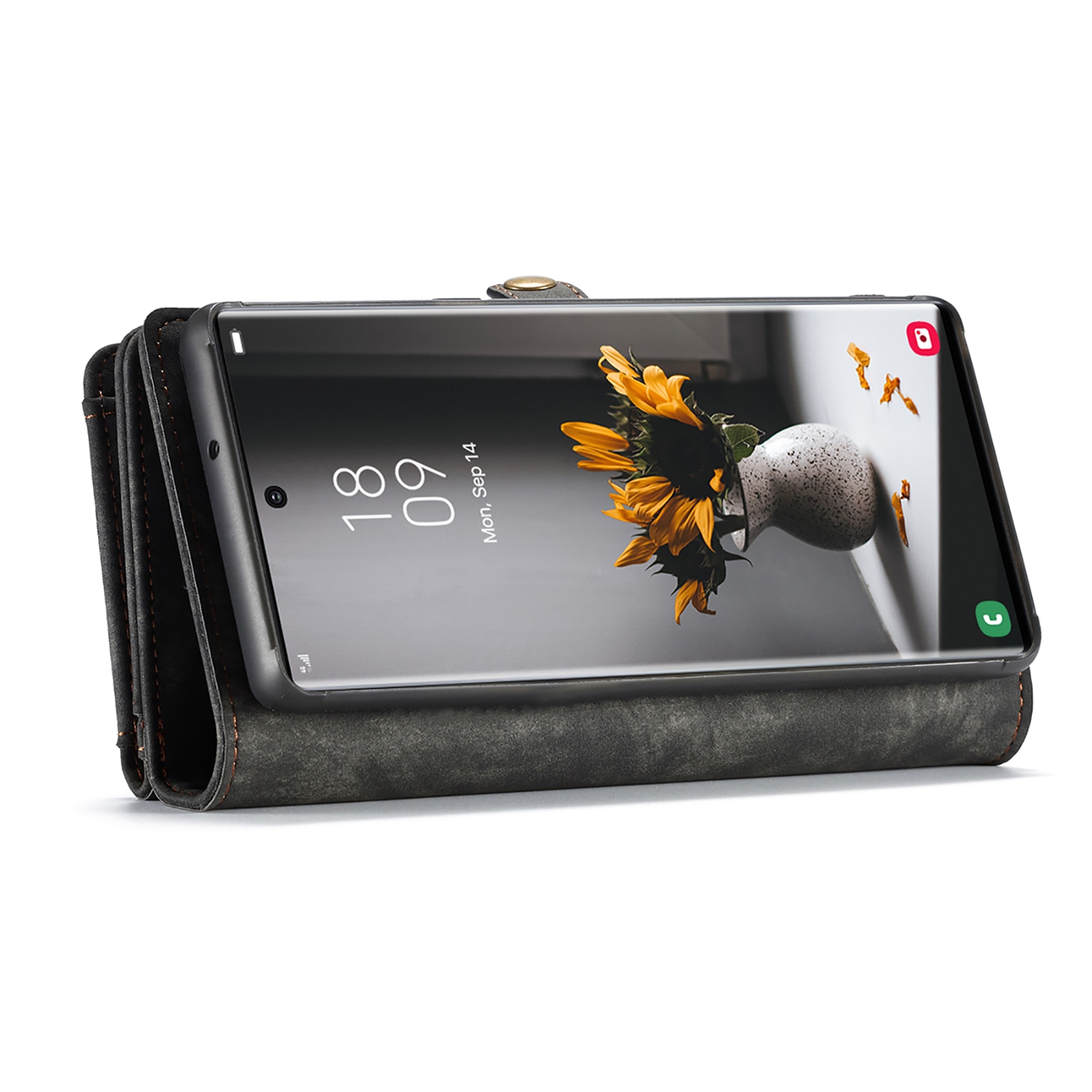 Cover portafoglio Multi-Slot Samsung Galaxy S22 Ultra Grigio