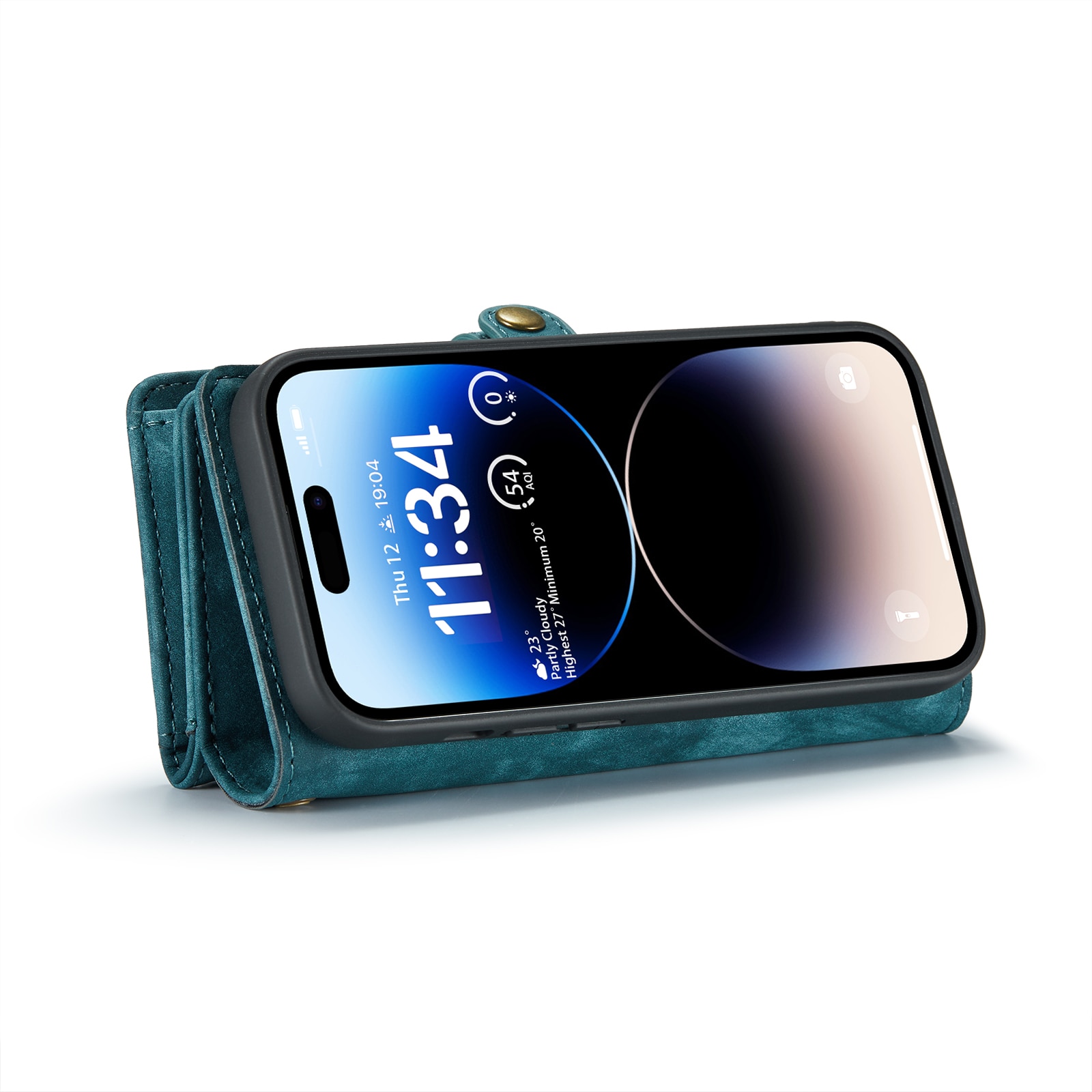 Cover portafoglio Multi-Slot iPhone 14 Pro Blu