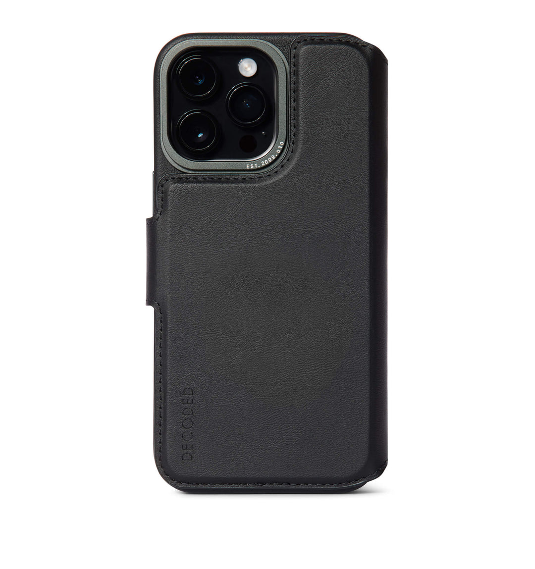 Detachable Wallet Leather iPhone 15 Pro Max Black