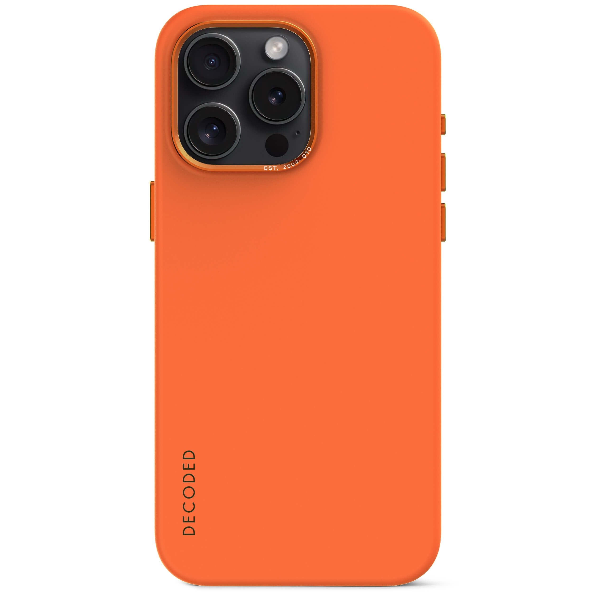 AntiMicrobial Silicone Back Cover iPhone 15 Pro Max Apricot