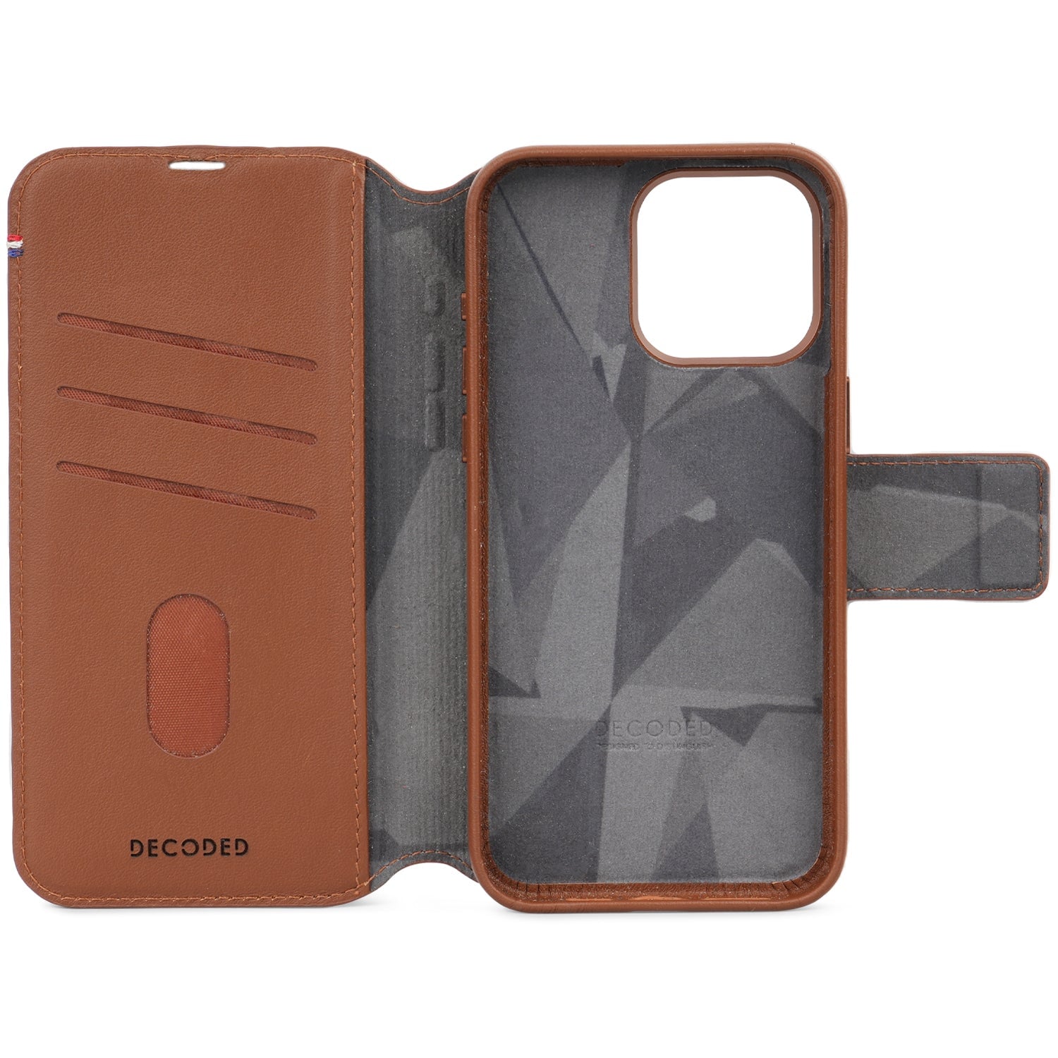 Detachable Wallet Leather iPhone 15 Pro Max Tan