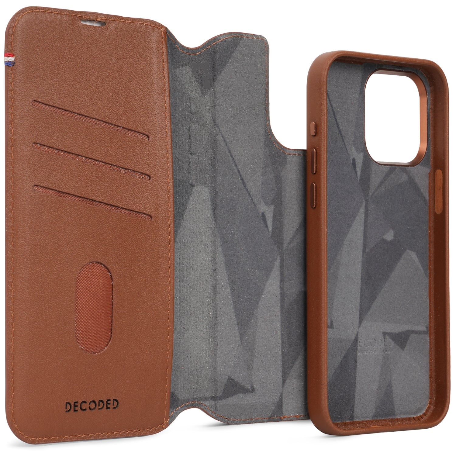 Detachable Wallet Leather iPhone 15 Pro Max Tan