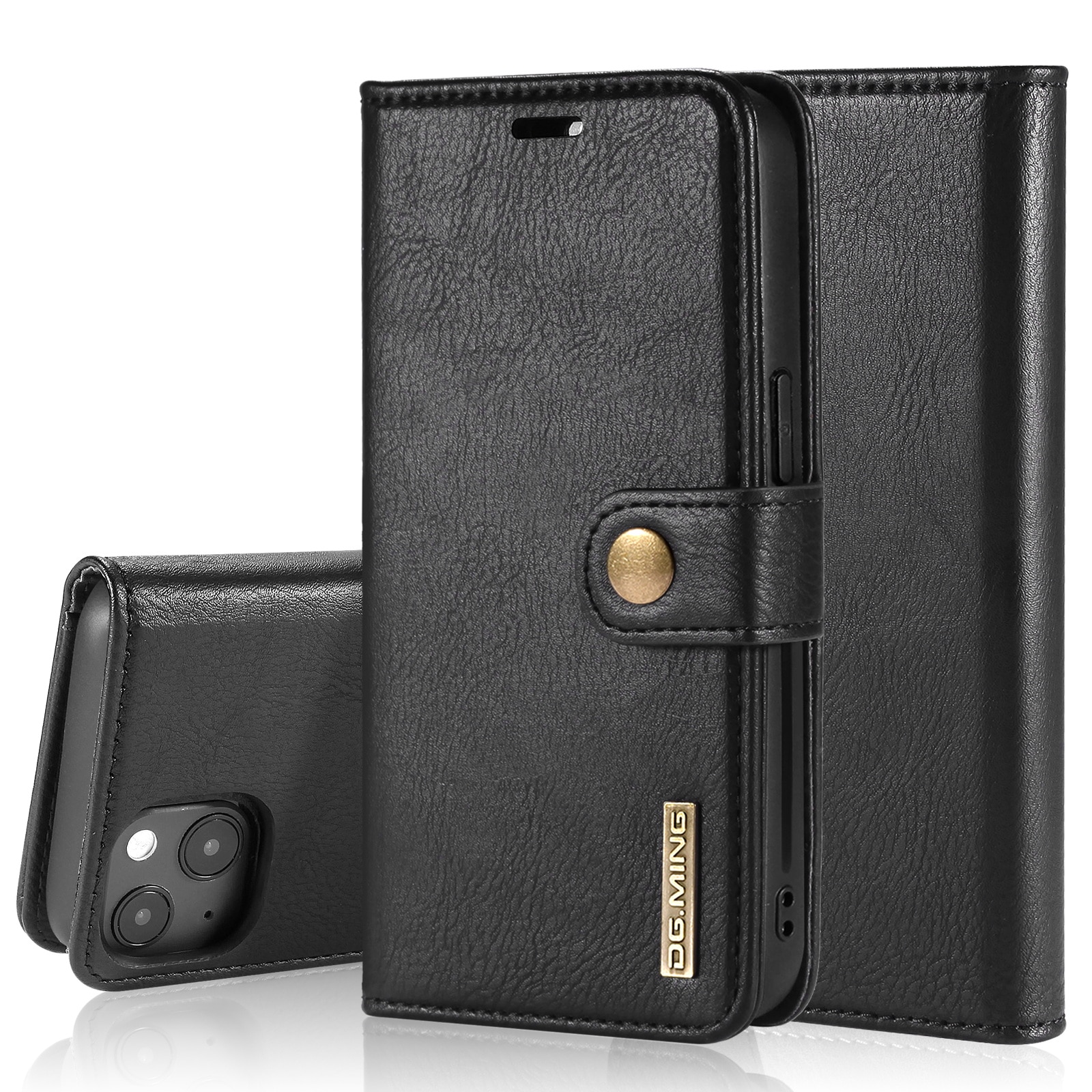 Cover portafoglio Magnet Wallet iPhone 14 Plus Black