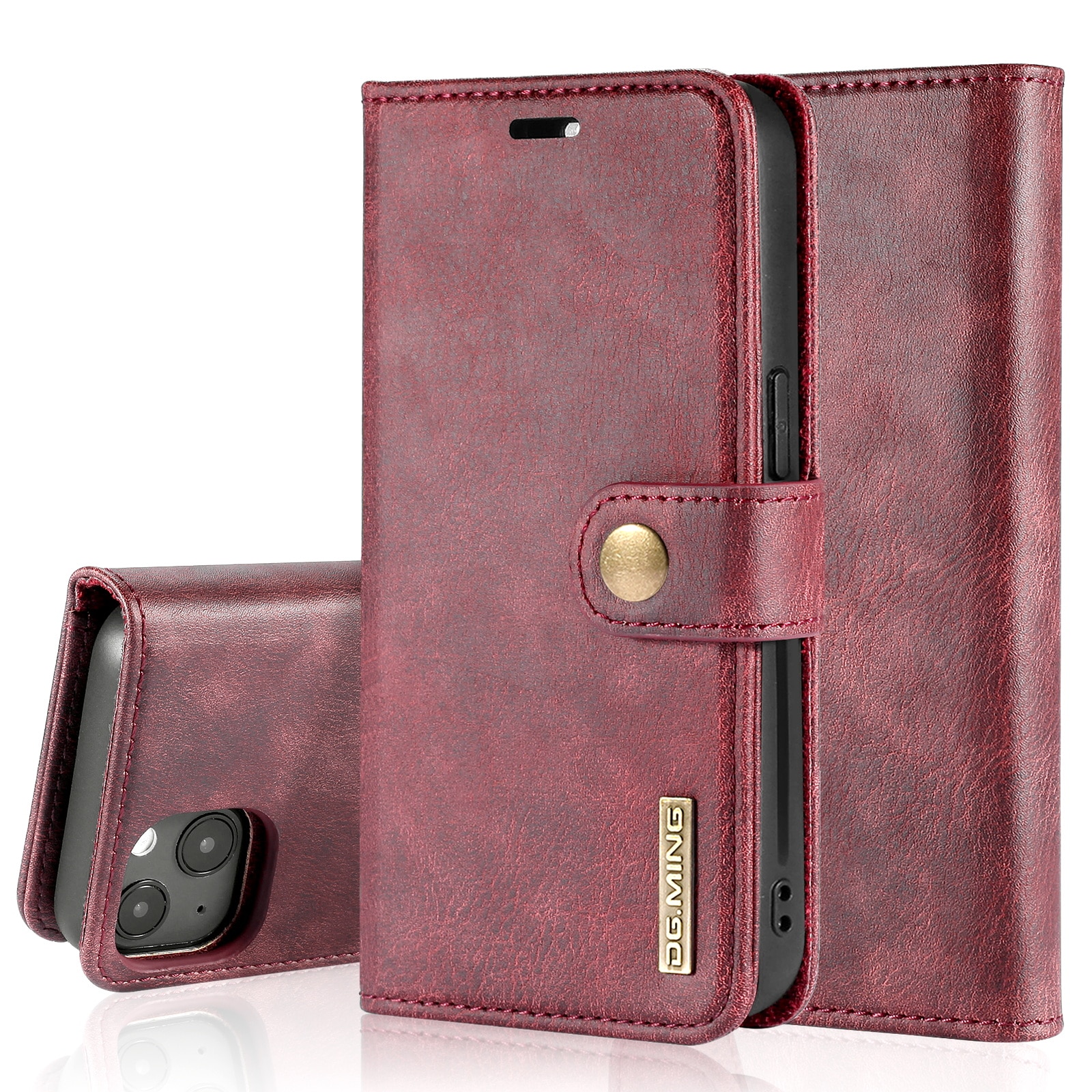 Cover portafoglio Magnet Wallet iPhone 13 Red