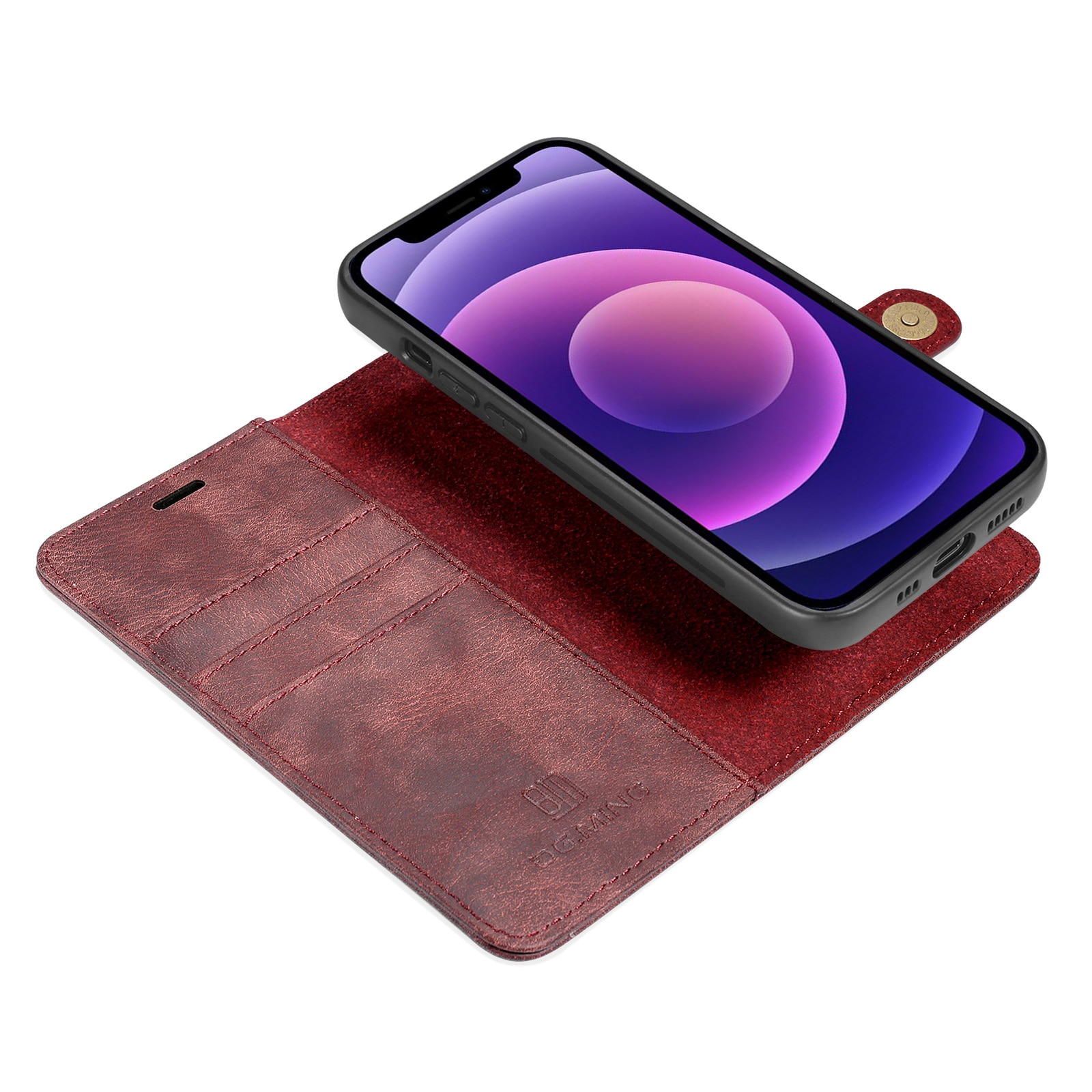 Cover portafoglio Magnet Wallet iPhone 13 Mini Red