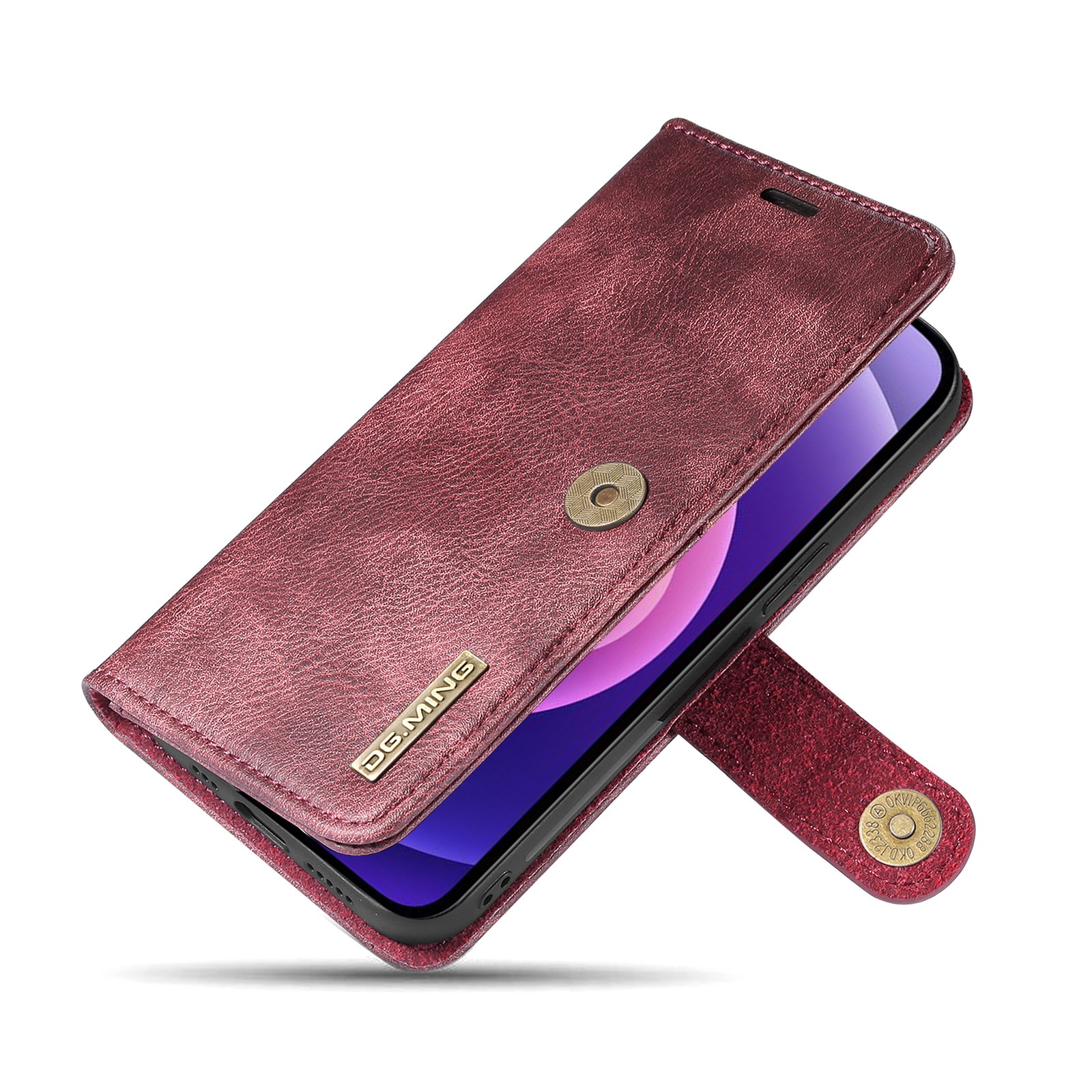 Cover portafoglio Magnet Wallet iPhone 13 Mini Red