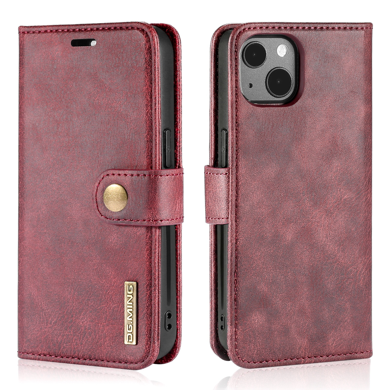 Cover portafoglio Magnet Wallet iPhone 13 Mini Red