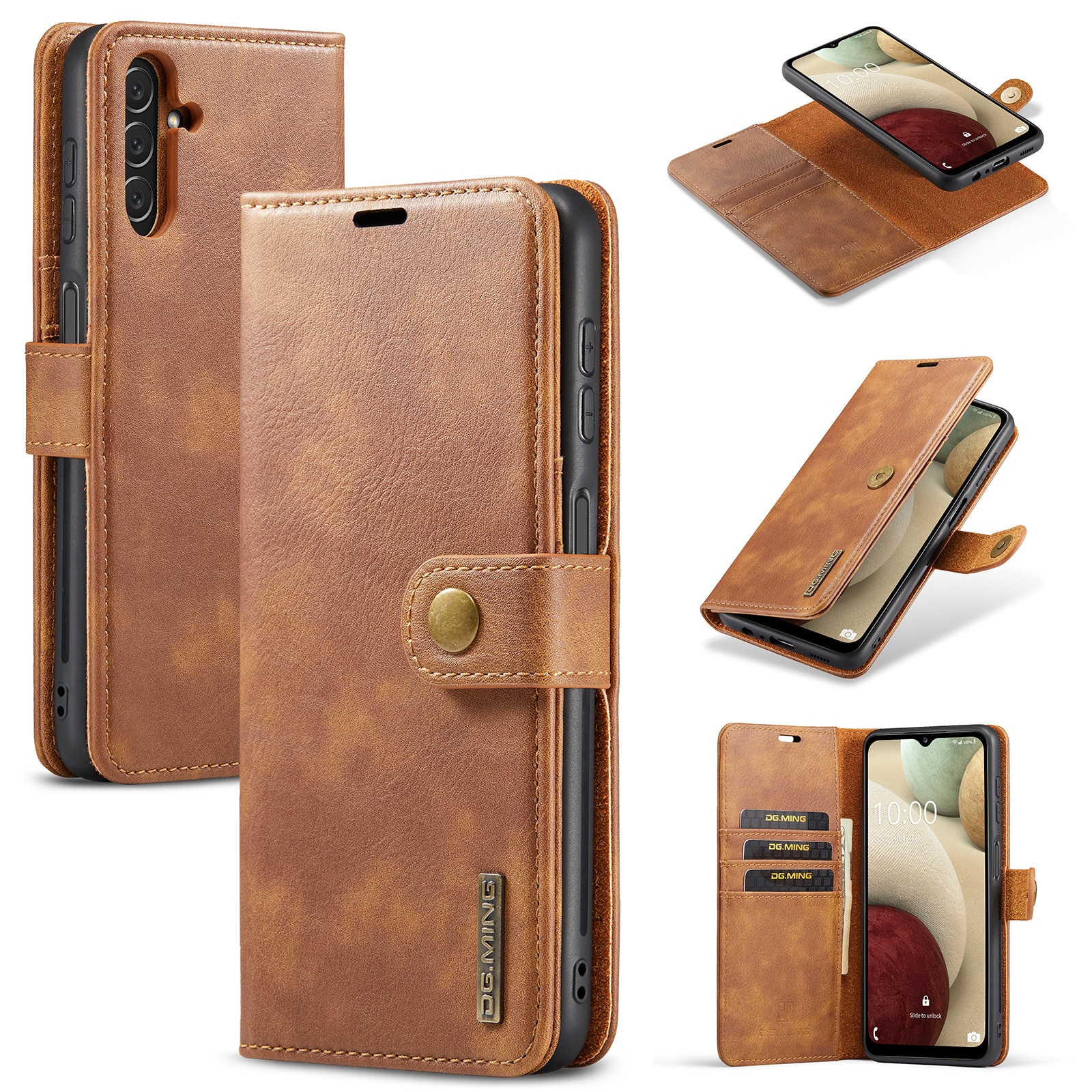 Cover portafoglio Magnet Wallet Samsung Galaxy A14 Cognac