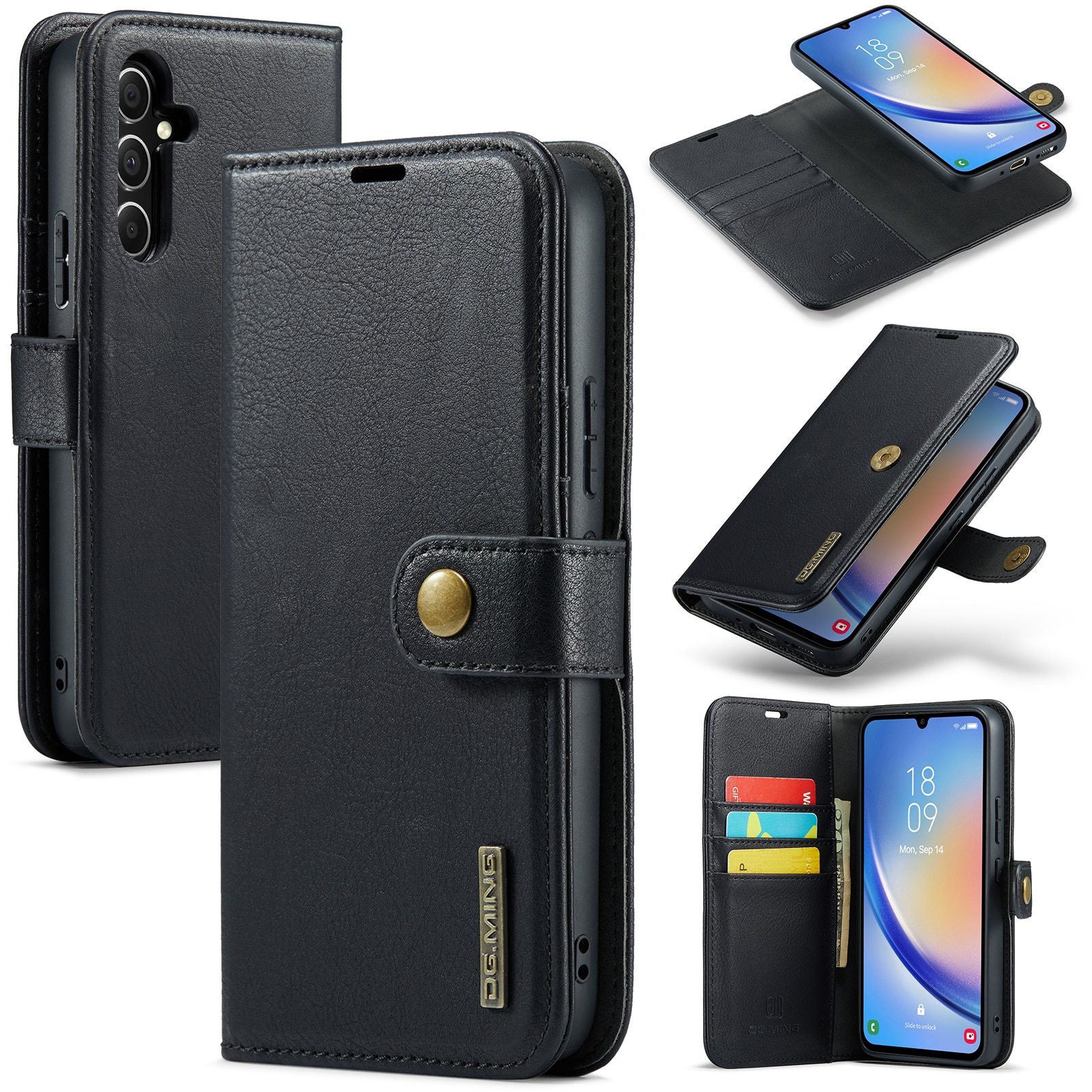 Cover portafoglio Magnet Wallet Samsung Galaxy A25 Black