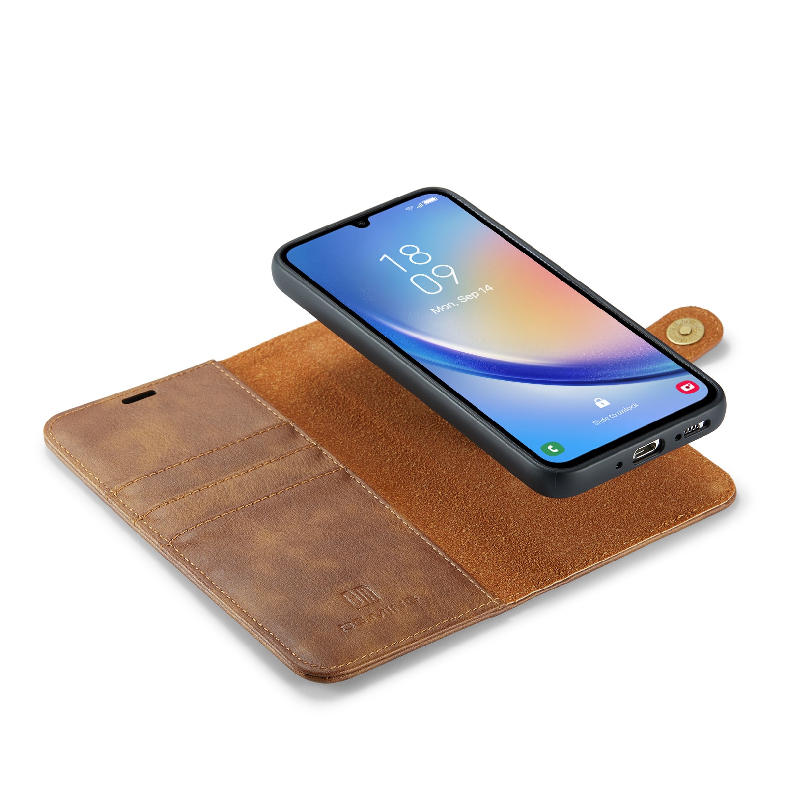 Cover portafoglio Magnet Wallet Samsung Galaxy A34 Cognac