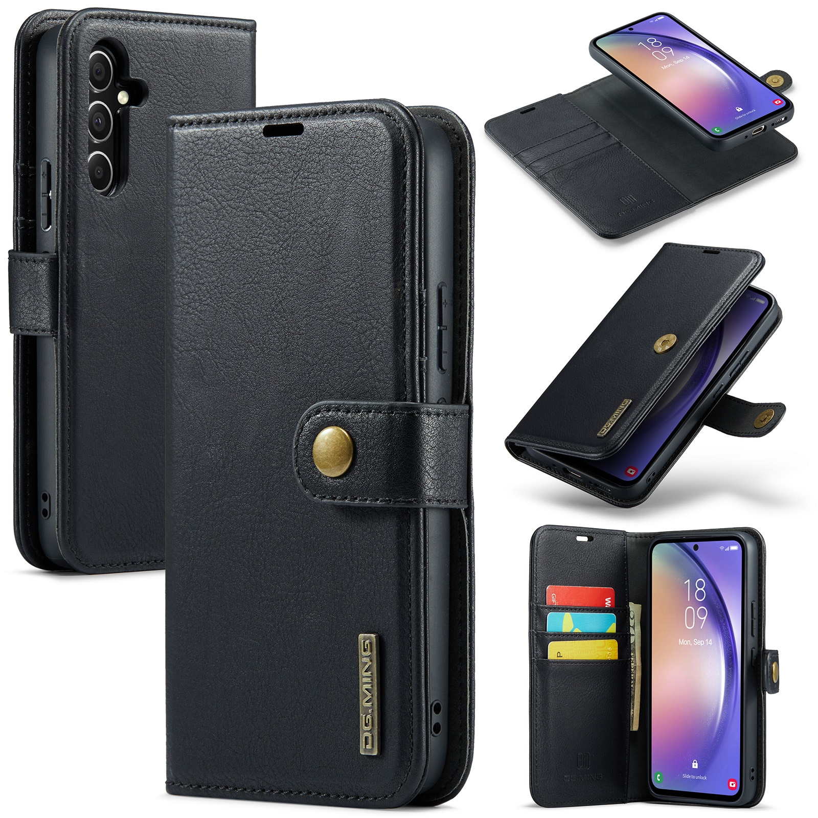 Cover portafoglio Magnet Wallet Samsung Galaxy A54 Black