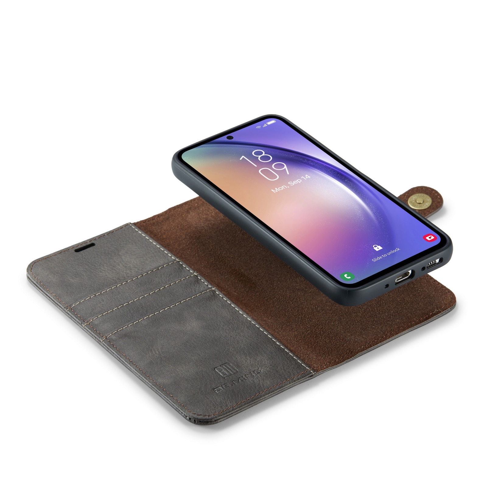 Cover portafoglio Magnet Wallet Samsung Galaxy A54 Brown