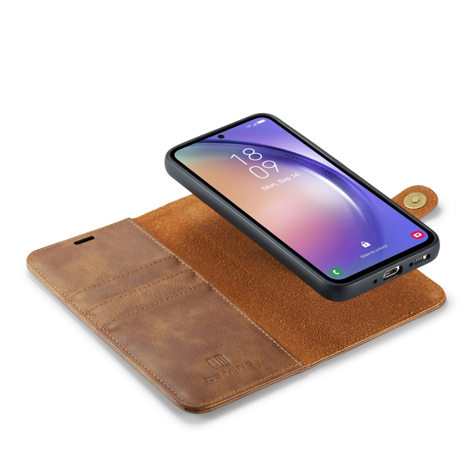 Cover portafoglio Magnet Wallet Samsung Galaxy A54 Cognac