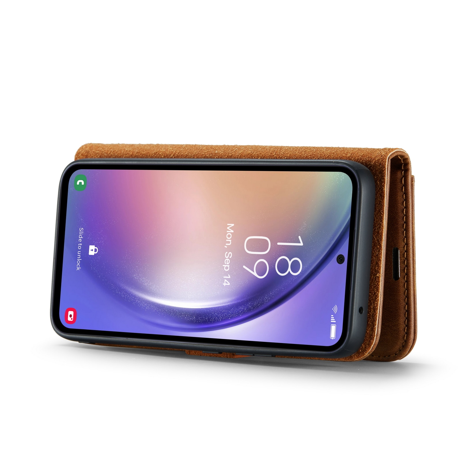 Cover portafoglio Magnet Wallet Samsung Galaxy S23 FE Cognac