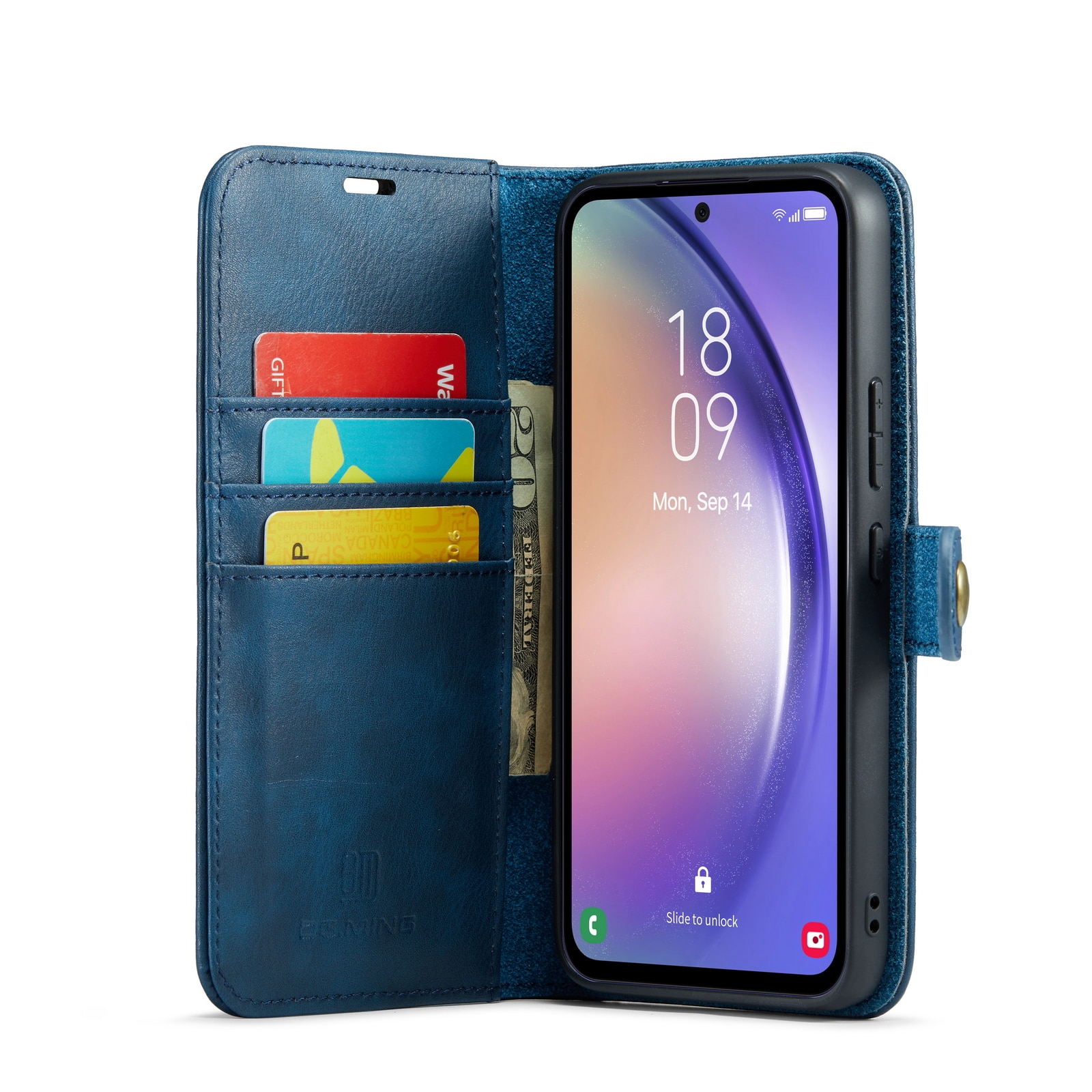 Cover portafoglio Magnet Wallet Samsung Galaxy S23 FE Blue